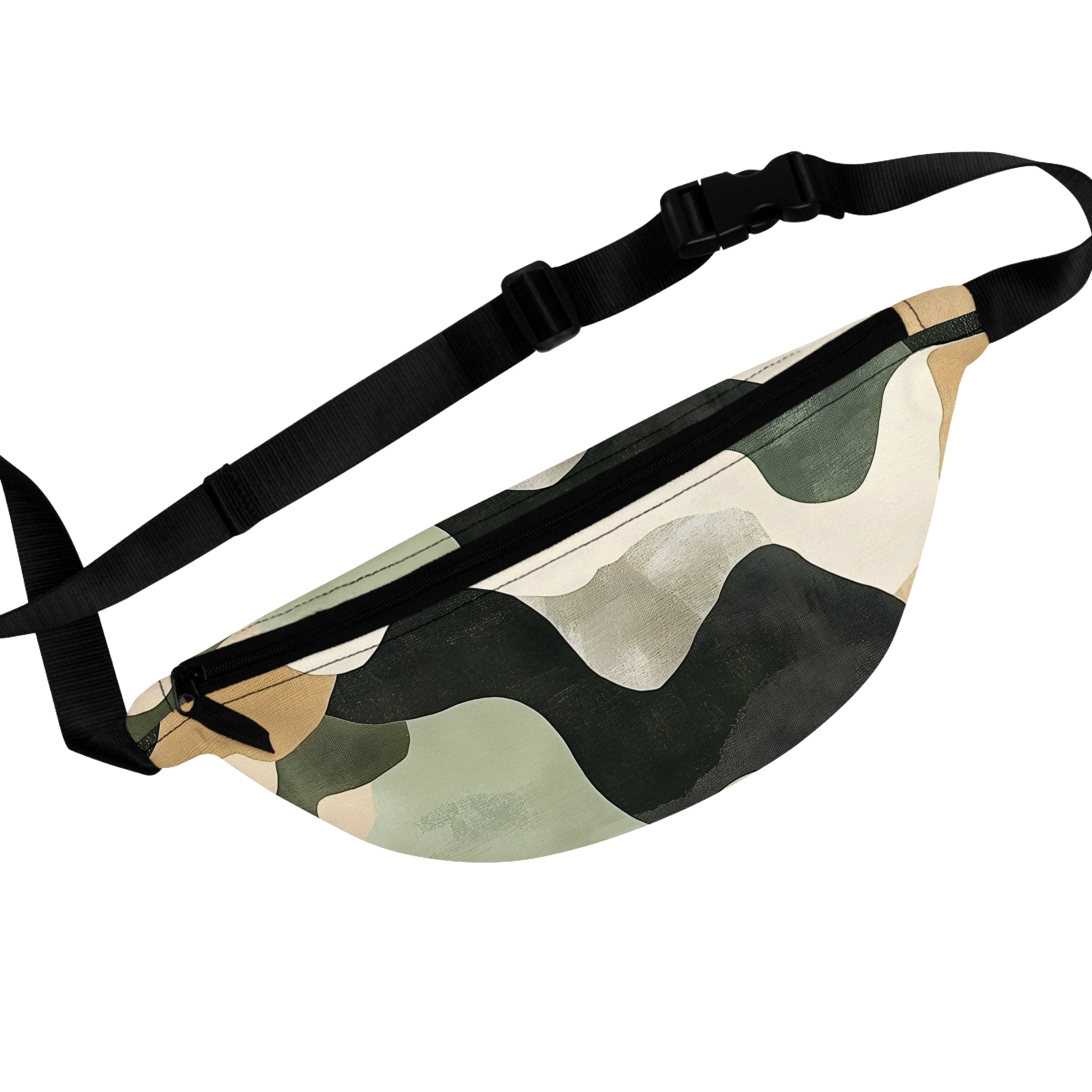 Camo Art Fanny Pack, Artsulli - Art is Long, Life is Short, Bags, Size, One size, , , , , 13299752034147
