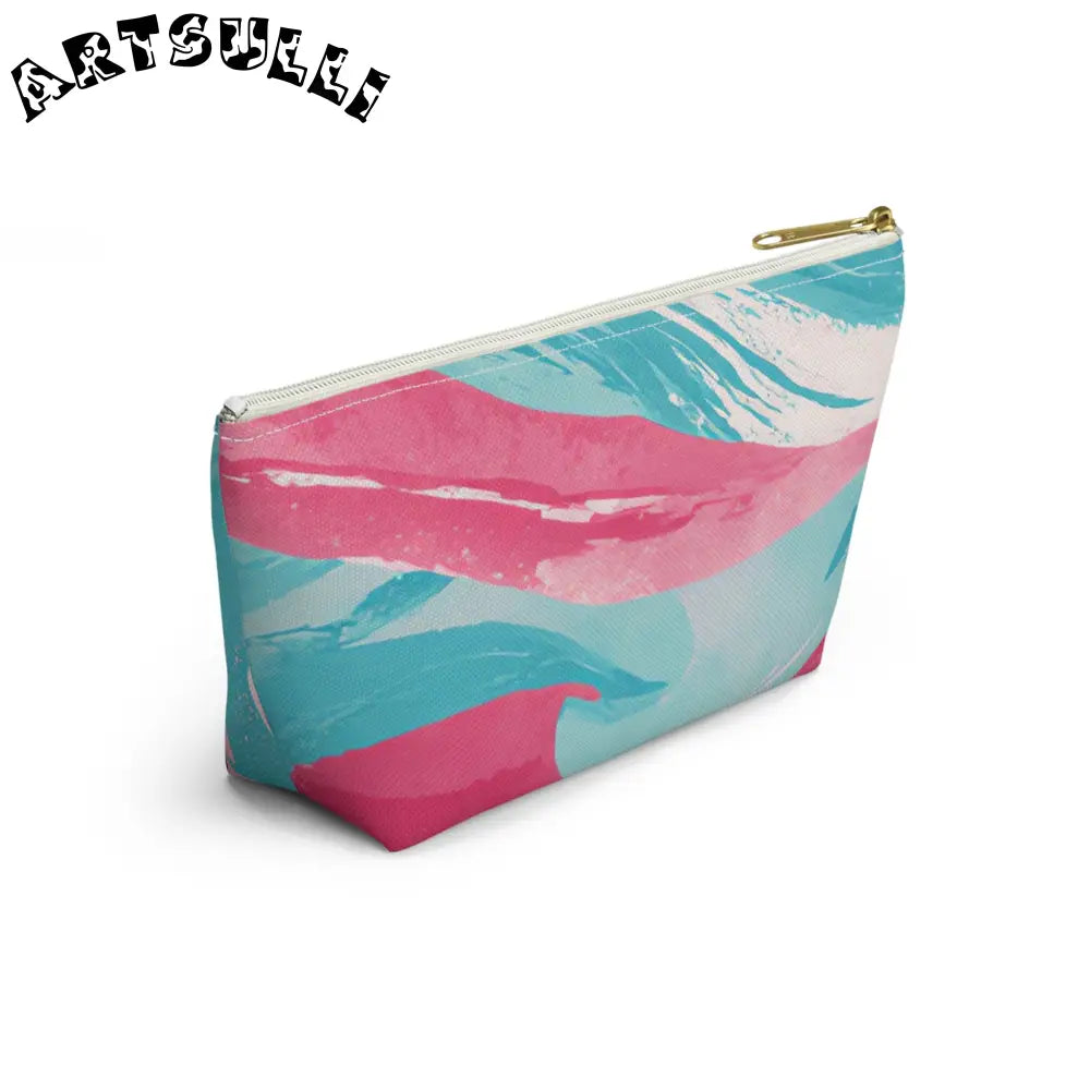 JAKKOUTTHEBXX The Great Pastelwave Pink and Blue Accessory Pouch w