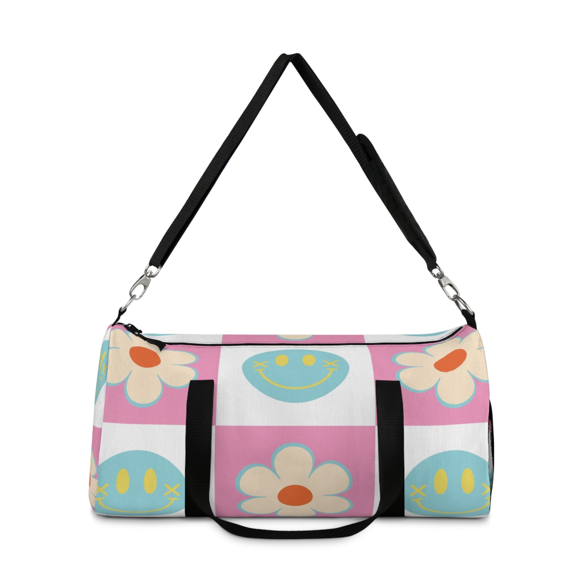Madotsukis Grin Bloom II Duffel Bag, Artsulli - Art is Long, Life is Short, Bags, , , , , , , 