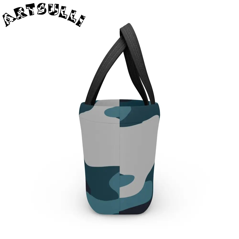 JAKKOUTTHEBXX Blue Camouflage Lunch Bag JAKKOUTTHEBXX Artsulli - Art