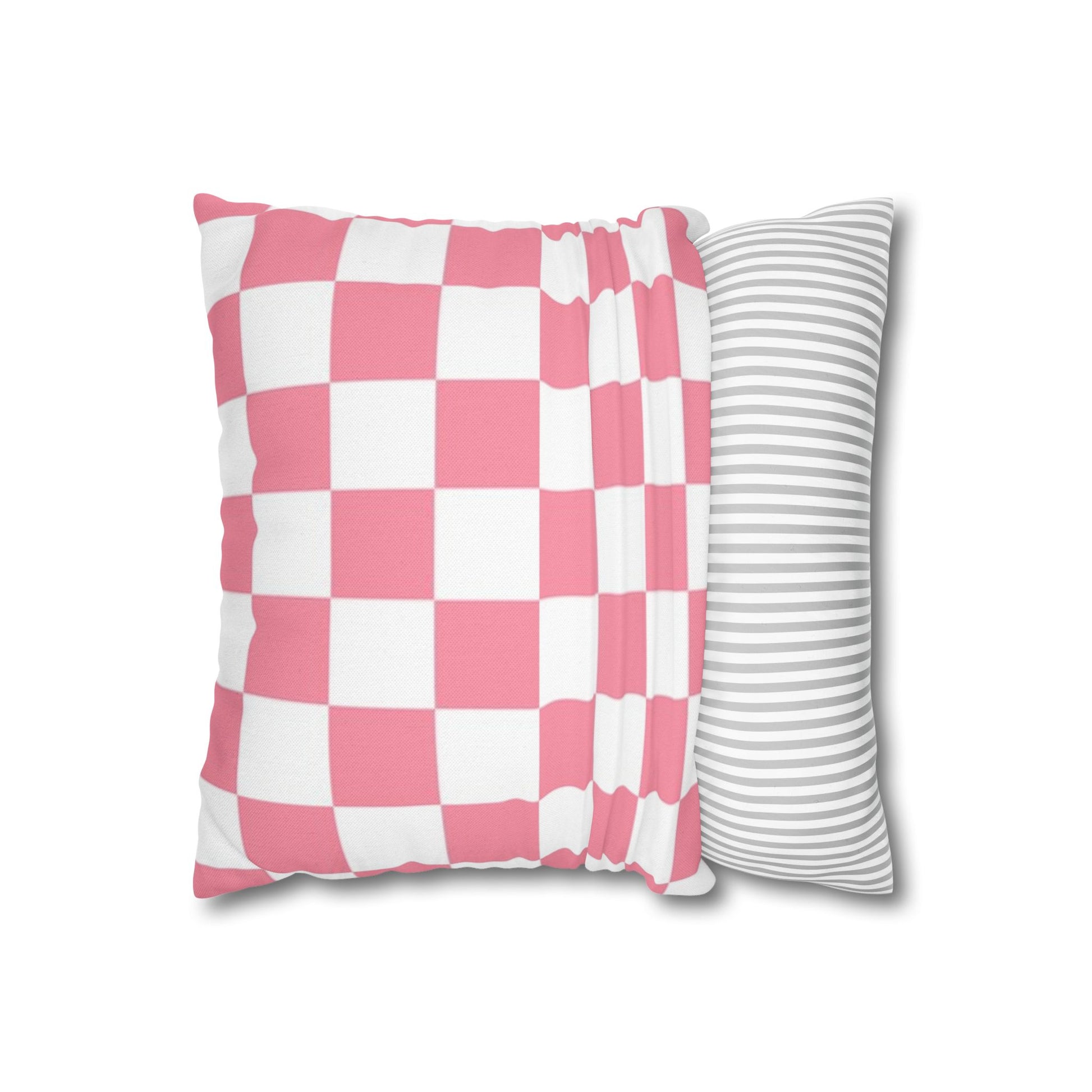 Brigandine Checkered Scene Spun Polyester Square Pillowcase, Artsulli - Art is Long, Life is Short, Home Decor, , , , , , , 