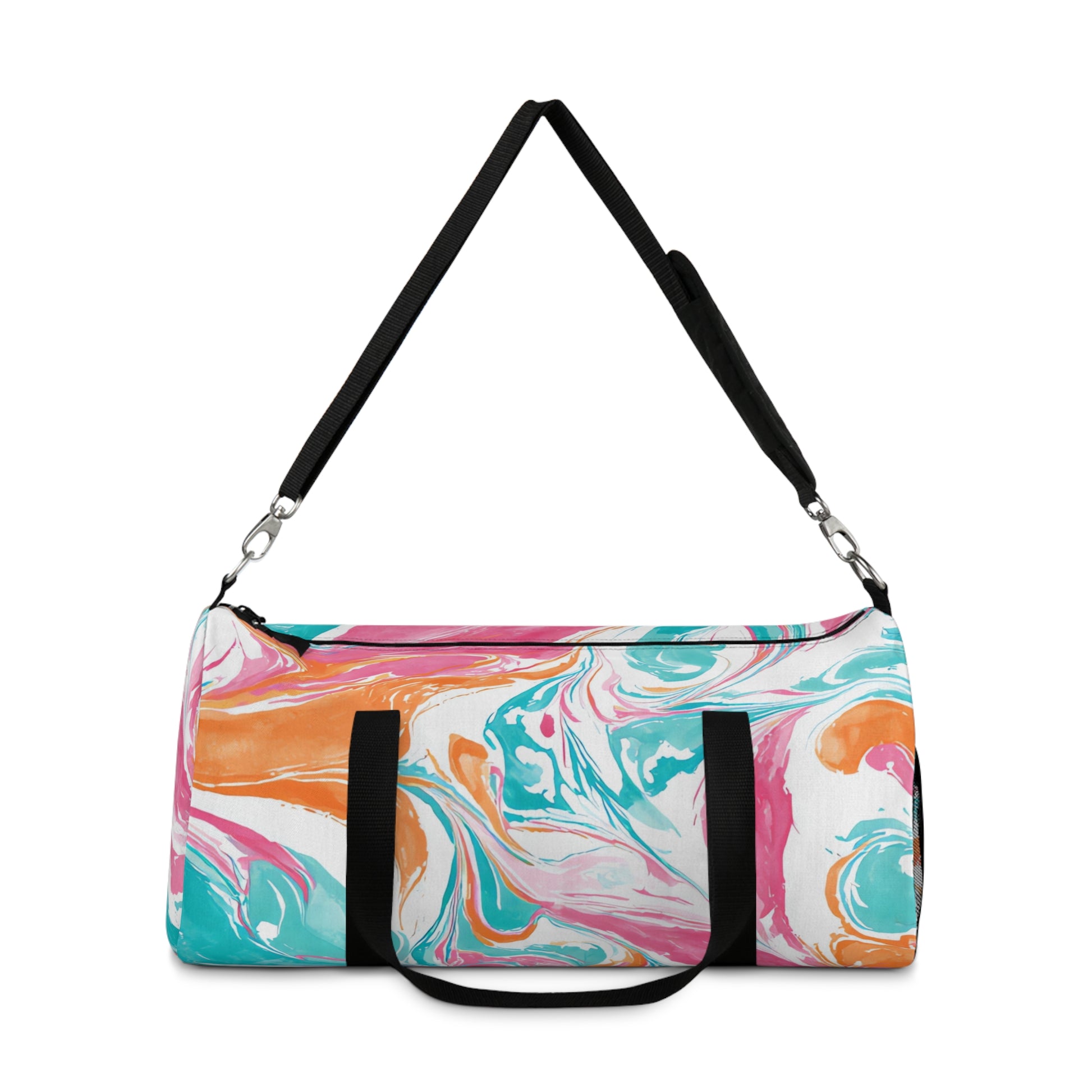 Liquid Pastel Spill II Multi-Color Duffel Bag, Artsulli - Art is Long, Life is Short, Bags, , , , , , , 
