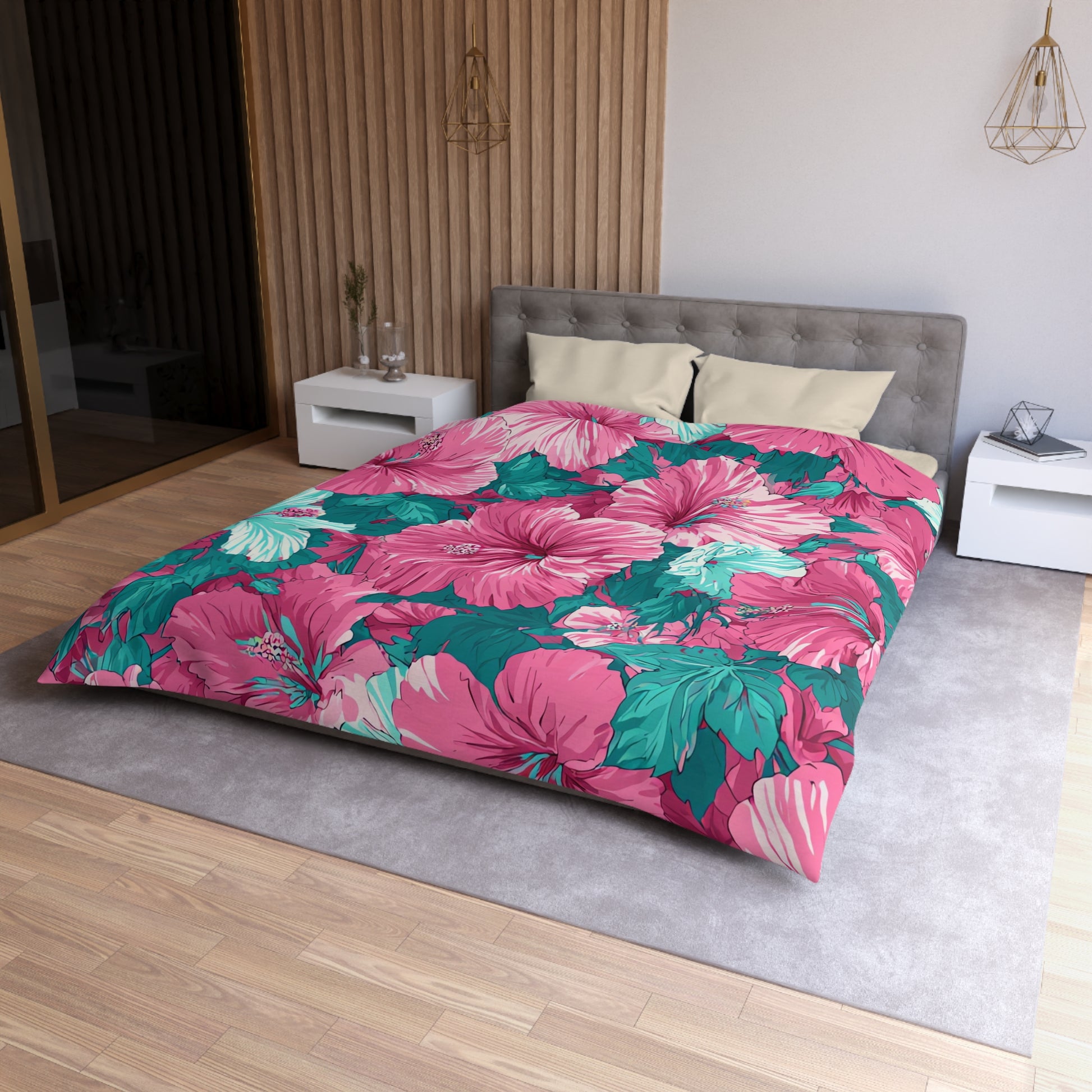 Flowerpunk Aloha II Microfiber Duvet Cover, Artsulli - Art is Long, Life is Short, Home Decor, , , , , , , 