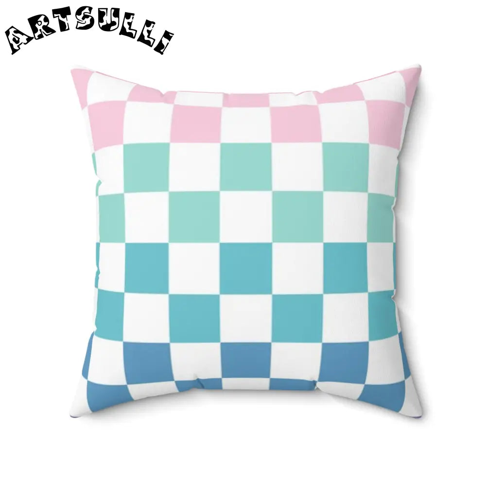 JAKKOUTTHEBXX Vaporwave Rainbow Checkerboard Multi-Color Spun
