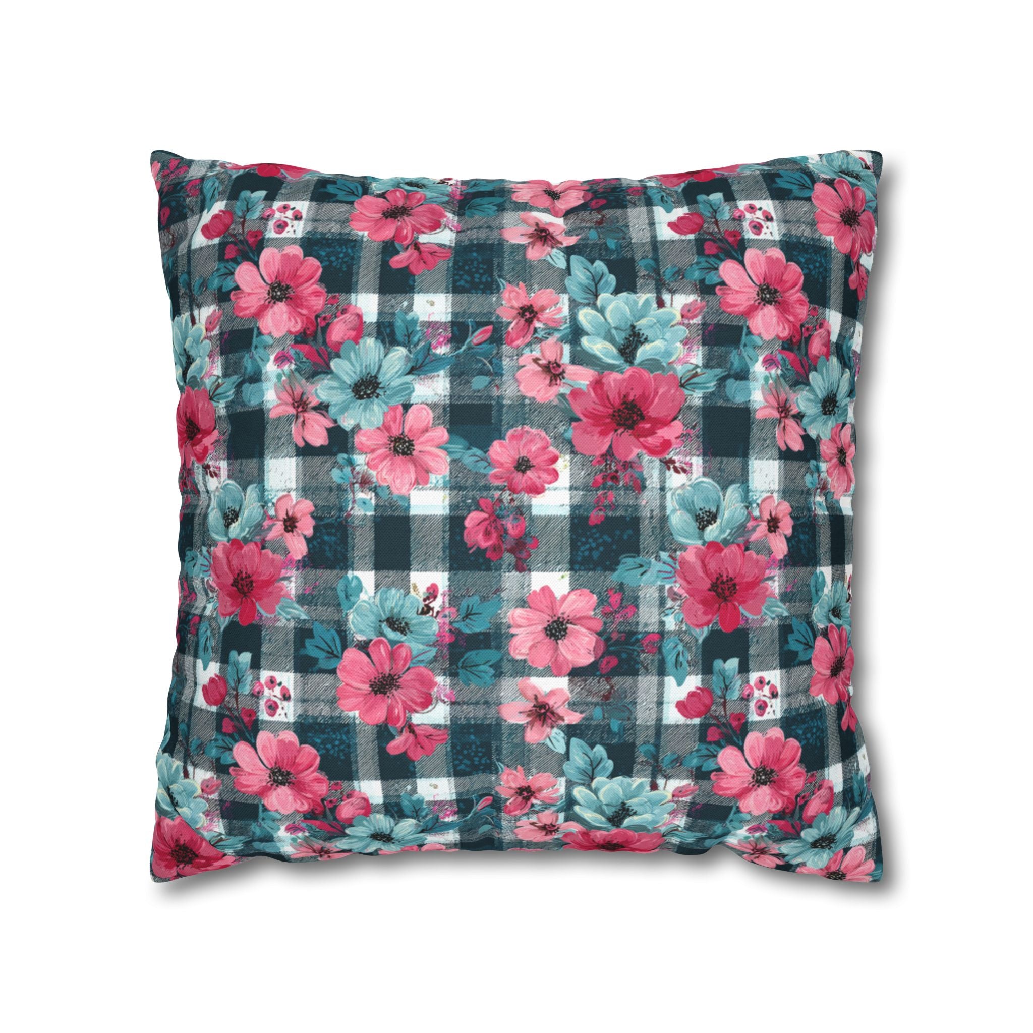 Spun Polyester Square Pillowcase