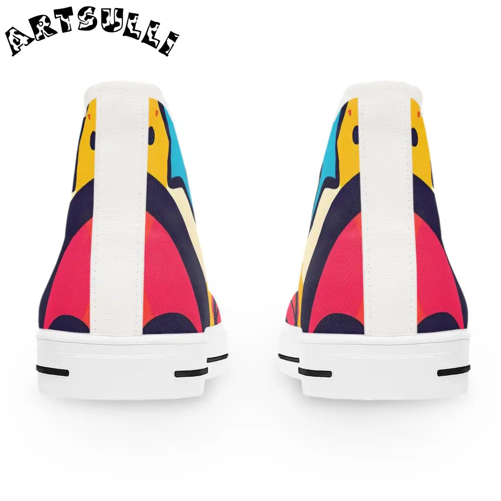 JAKKOUTTHEBXX Comic x Pop Art Women’s High Top Sneakers