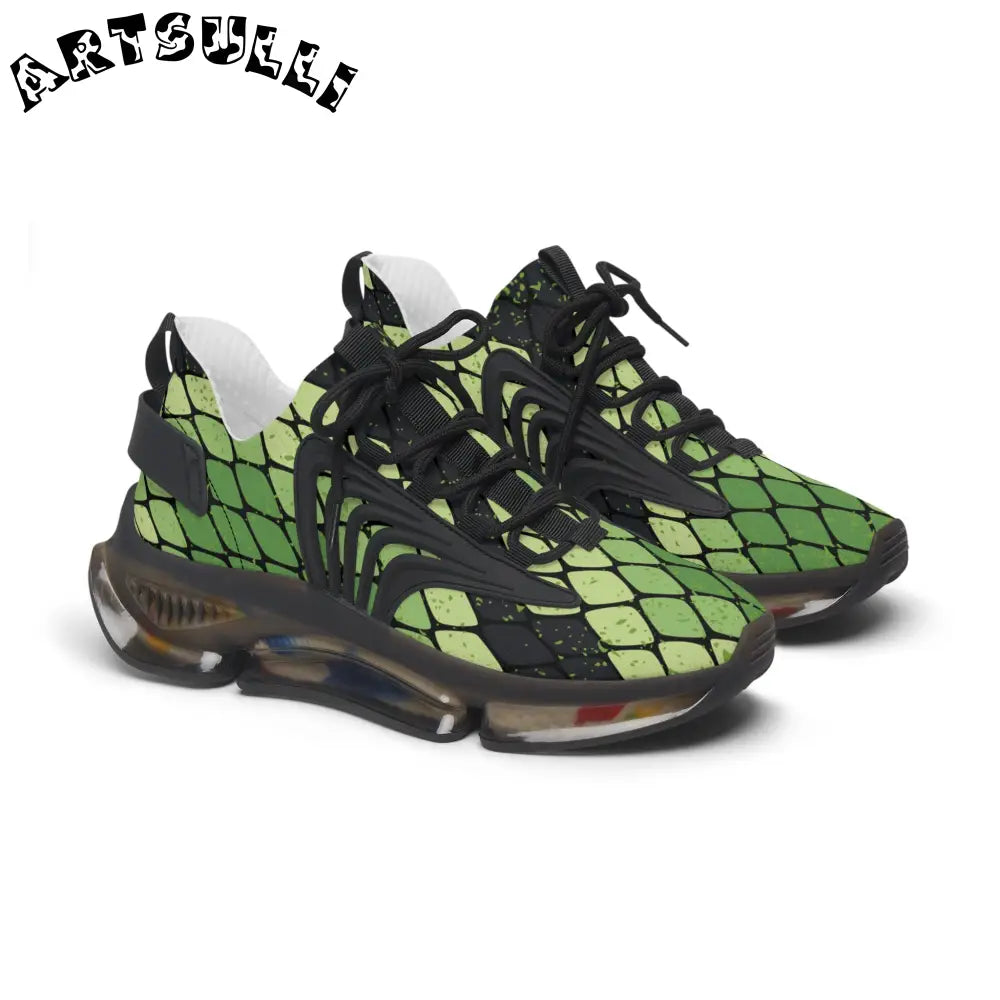 JAKKOUTTHEBXX Snake Skin Women’s Mesh Sneakers JAKKOUTTHEBXX