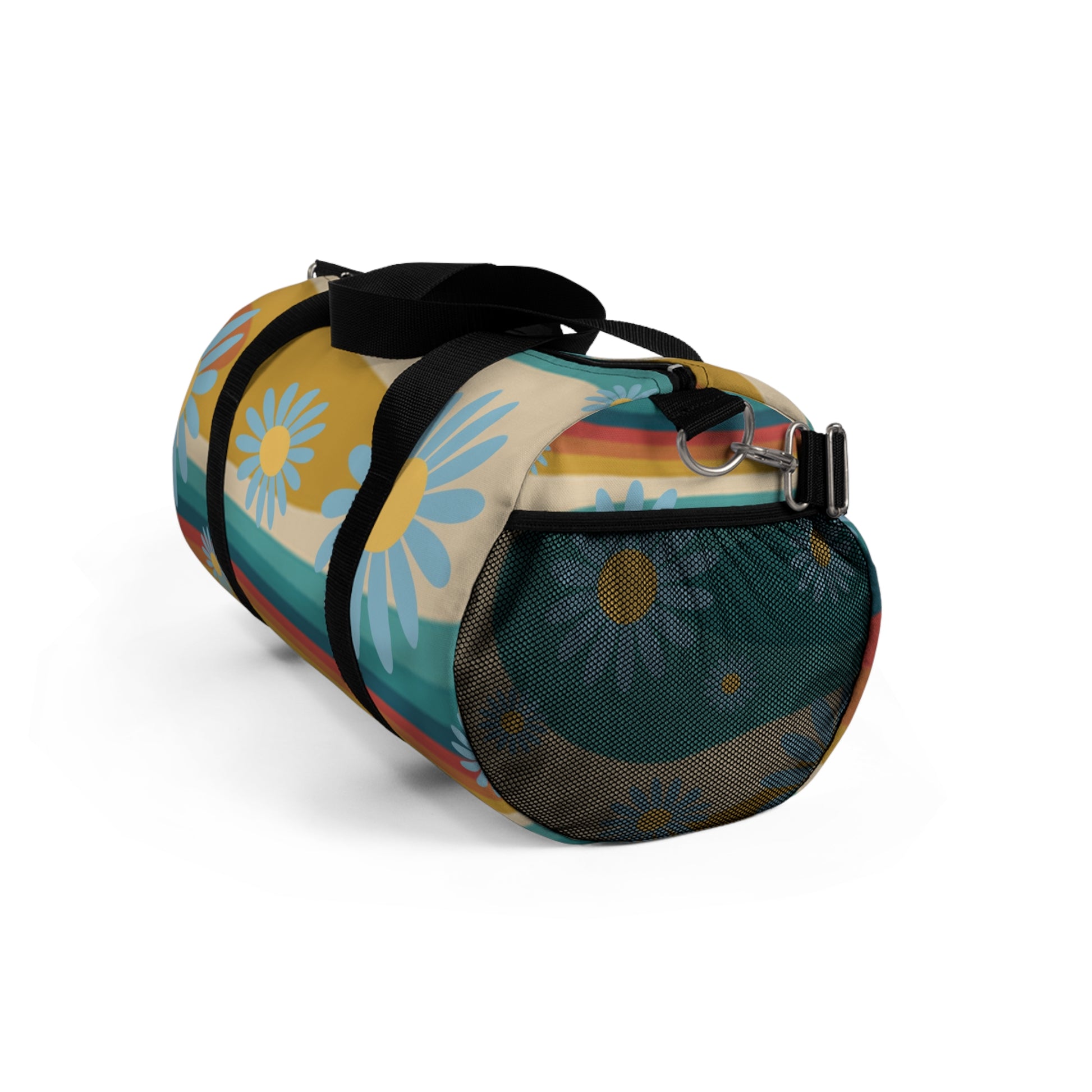 Psychedelic Floral Hills II Multi-Color Duffel Bag, Artsulli - Art is Long, Life is Short, Bags, , , , , , , 