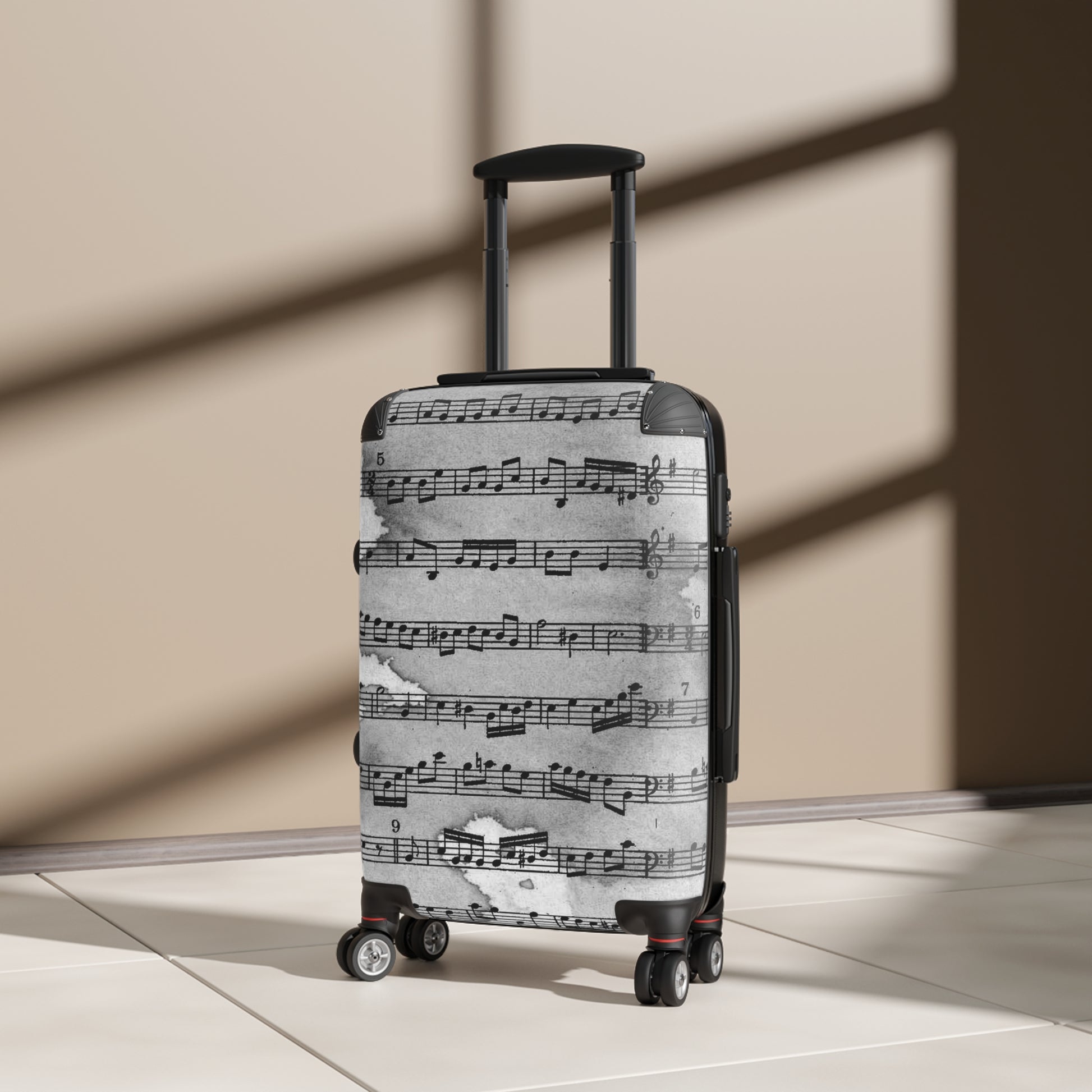 Drip Spill Type Beat Sheet Music Black Suitcase, Artsulli - Art is Long, Life is Short, Bags, , , , , , , 