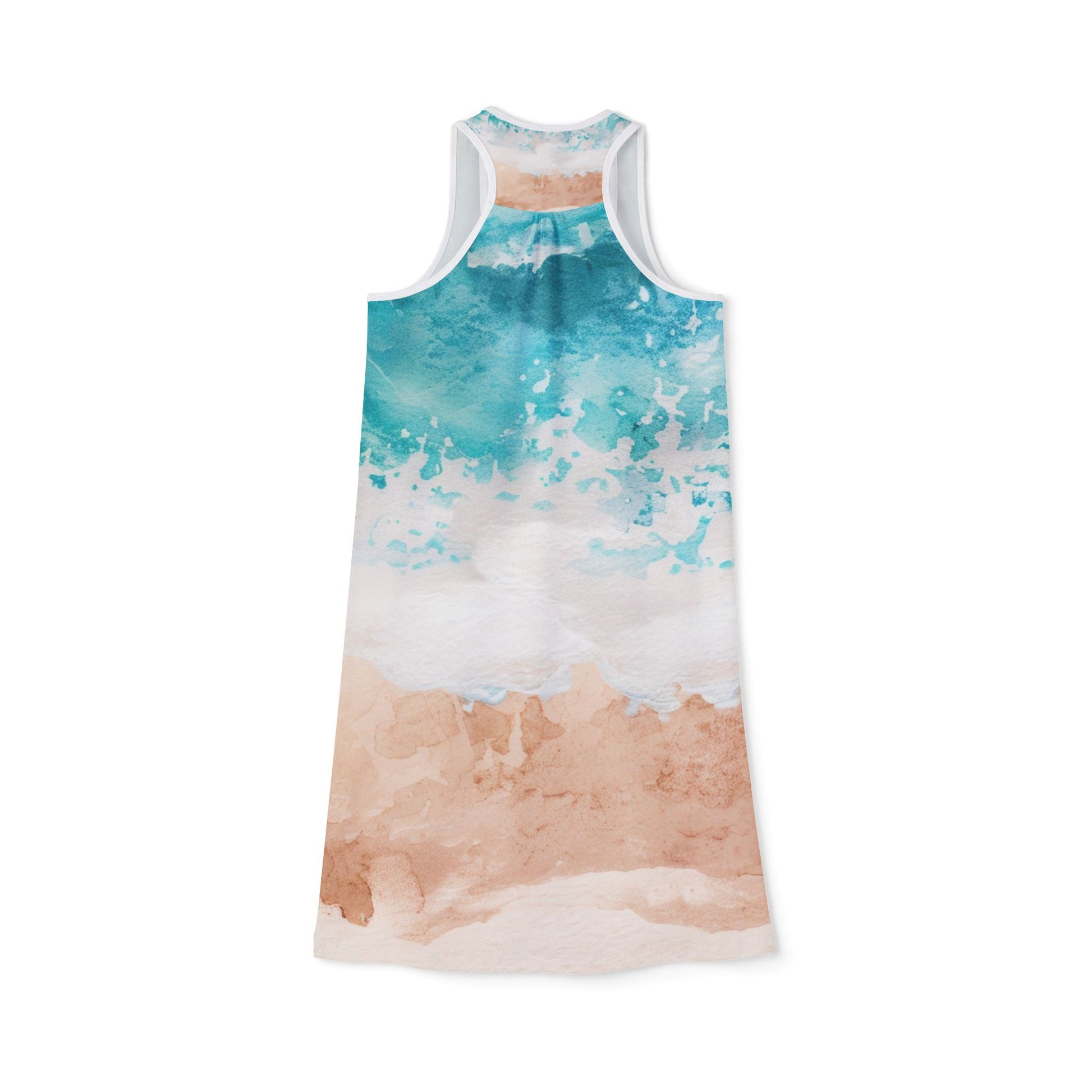 Seashore Women's Racerback Dress (AOP), Artsulli - Art is Long, Life is Short, Tank Top, , , , , , , 