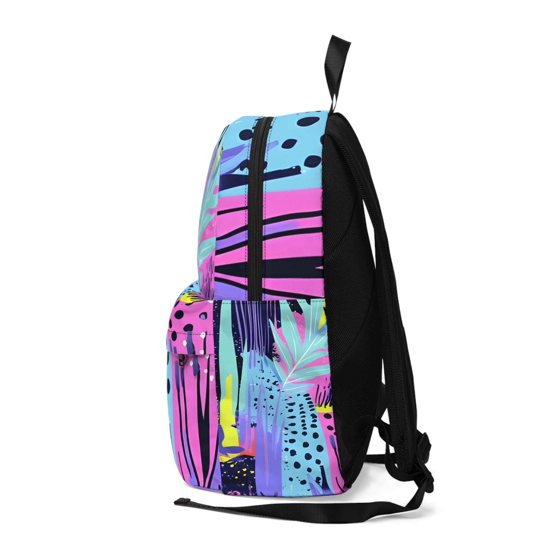Dark Neon Rainforest Unisex Classic Backpack, Artsulli - Art is Long, Life is Short, Bags, , , , , , , 