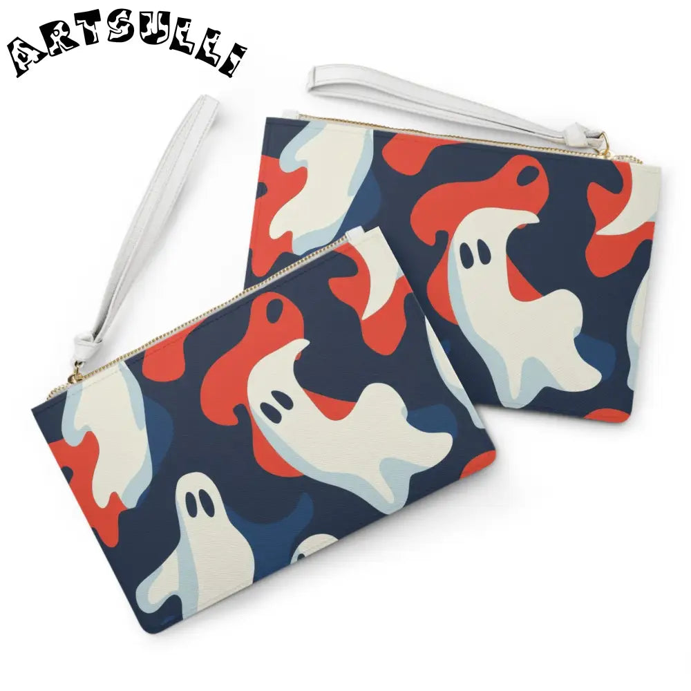 JAKKOUTTHEBXX Camo Ghosts Clutch Bag JAKKOUTTHEBXX Artsulli - Art