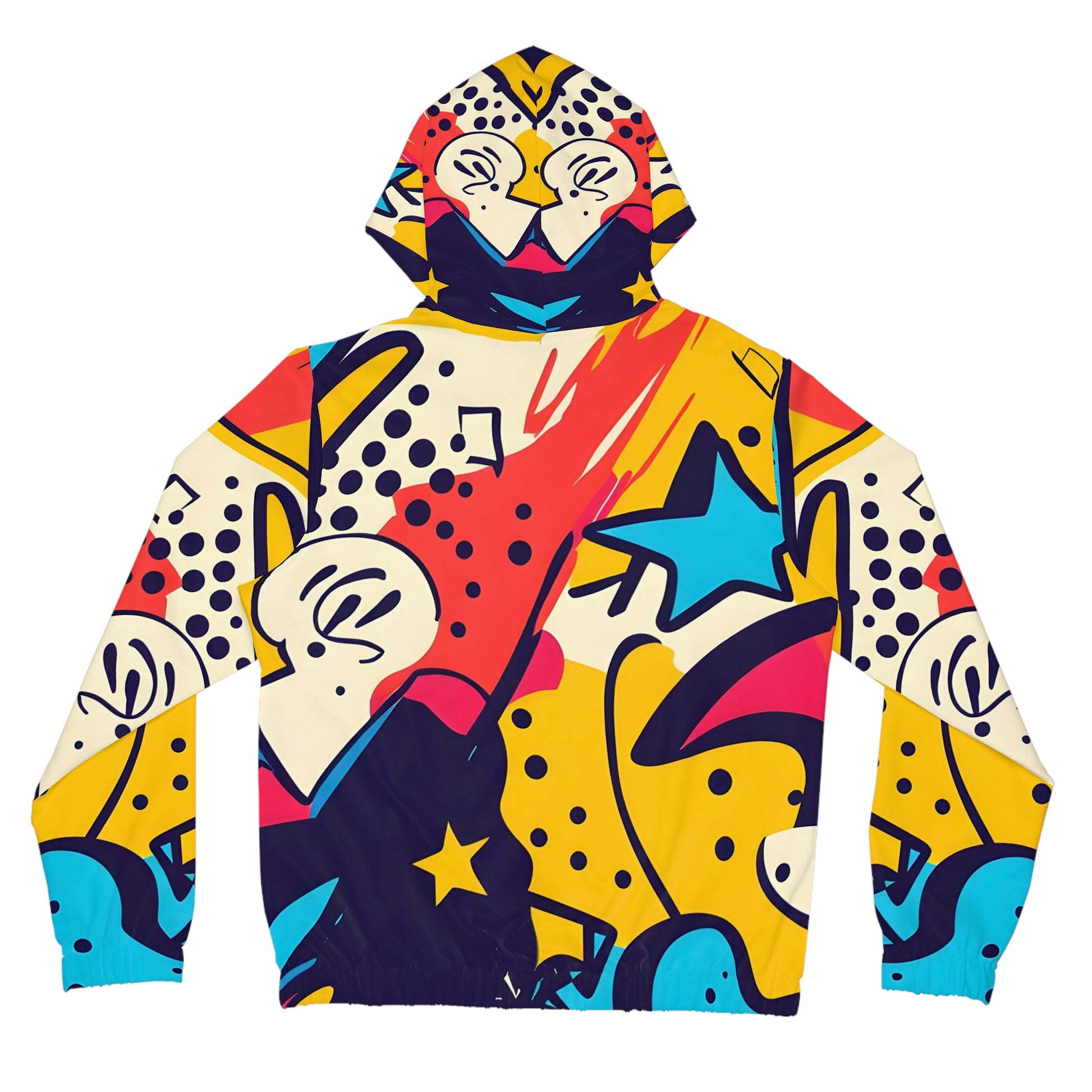 Leopard Print x Paint Brush Strokes Multi-Color Women’s Full-Zip Hoodie (AOP), Artsulli - Art is Long, Life is Short, All Over Prints, , , , , , , 