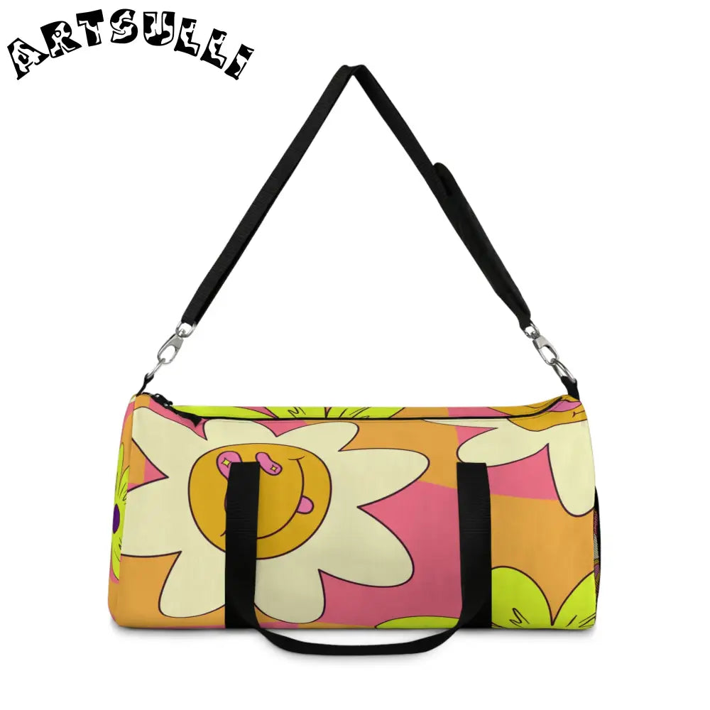 JAKKOUTTHEBXX Trippy Sour Face Rave Duffel Bag JAKKOUTTHEBXX