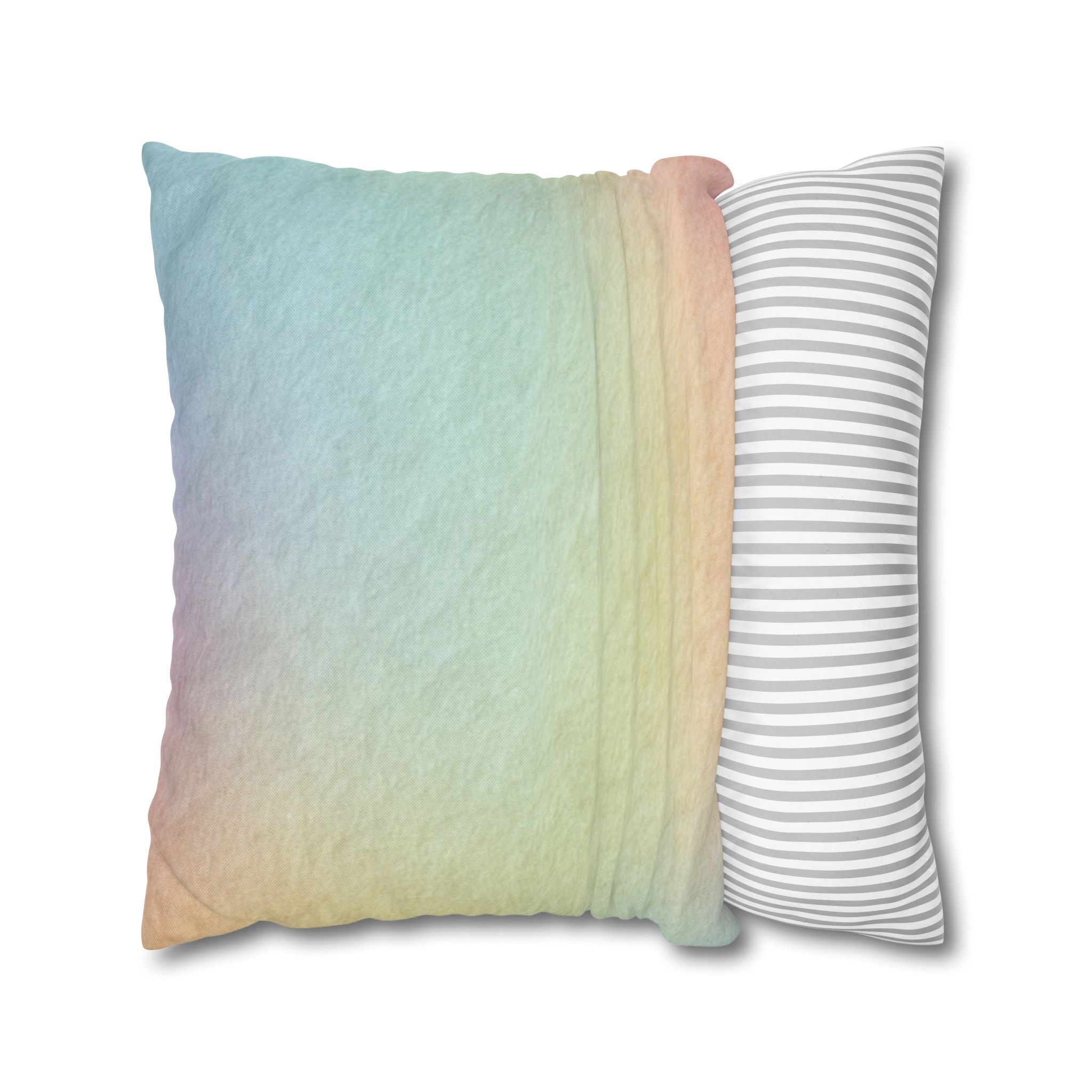 Spun Polyester Square Pillowcase