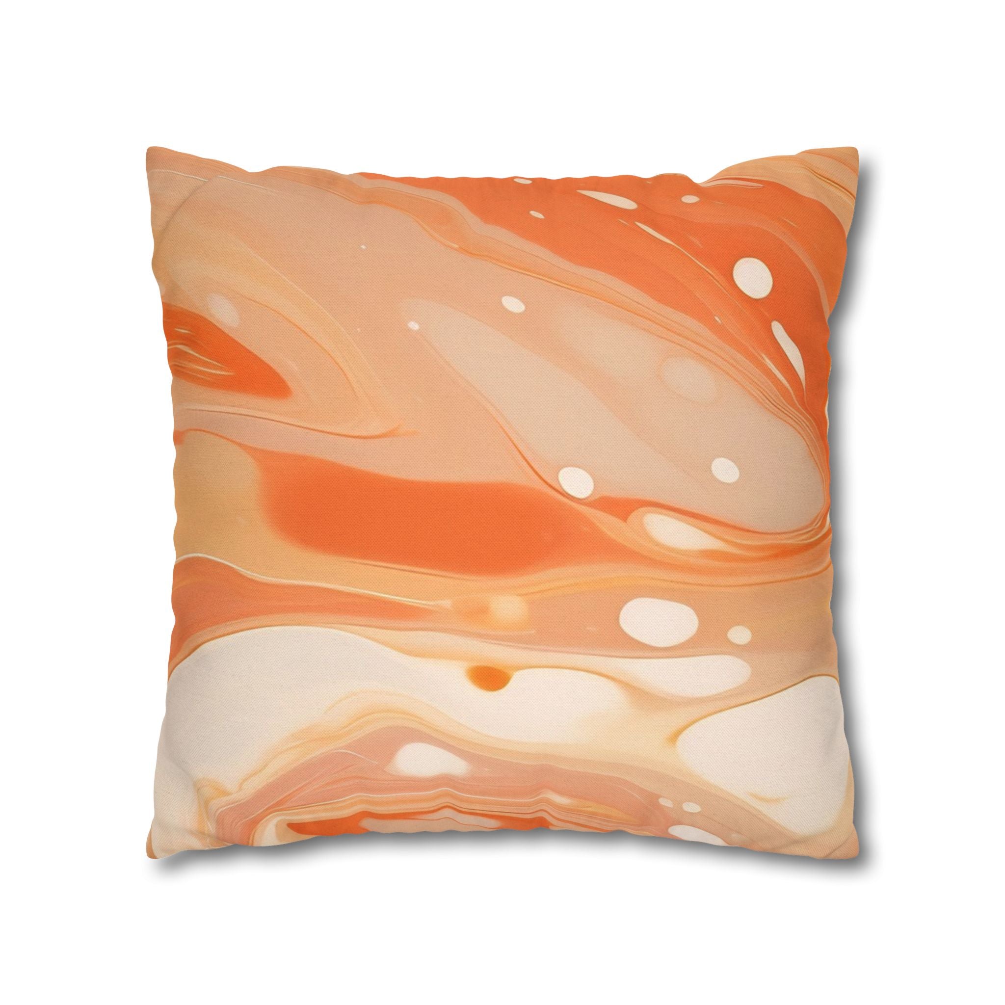 Spun Polyester Square Pillowcase