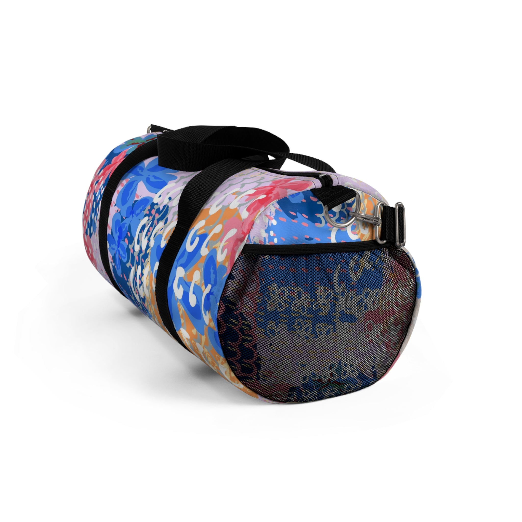 Flowers x Doodles x Hearts II Multi-Color Duffel Bag, Artsulli - Art is Long, Life is Short, Bags, , , , , , , 