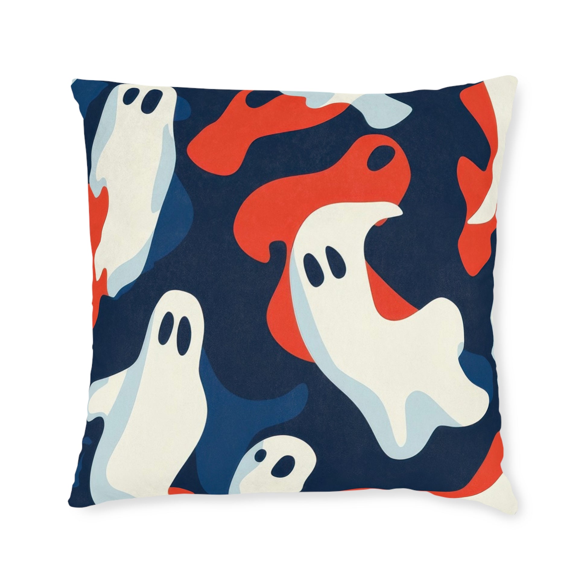 Camo Ghosts Square Pillow, Artsulli - Art is Long, Life is Short, Home Decor, , , , , , , 