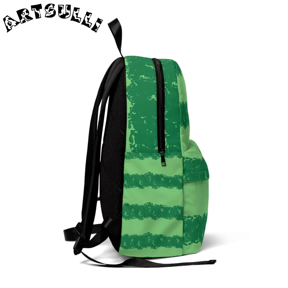 JAKKOUTTHEBXX Watermelon Green Unisex Classic Backpack JAKKOUTTHEBXX