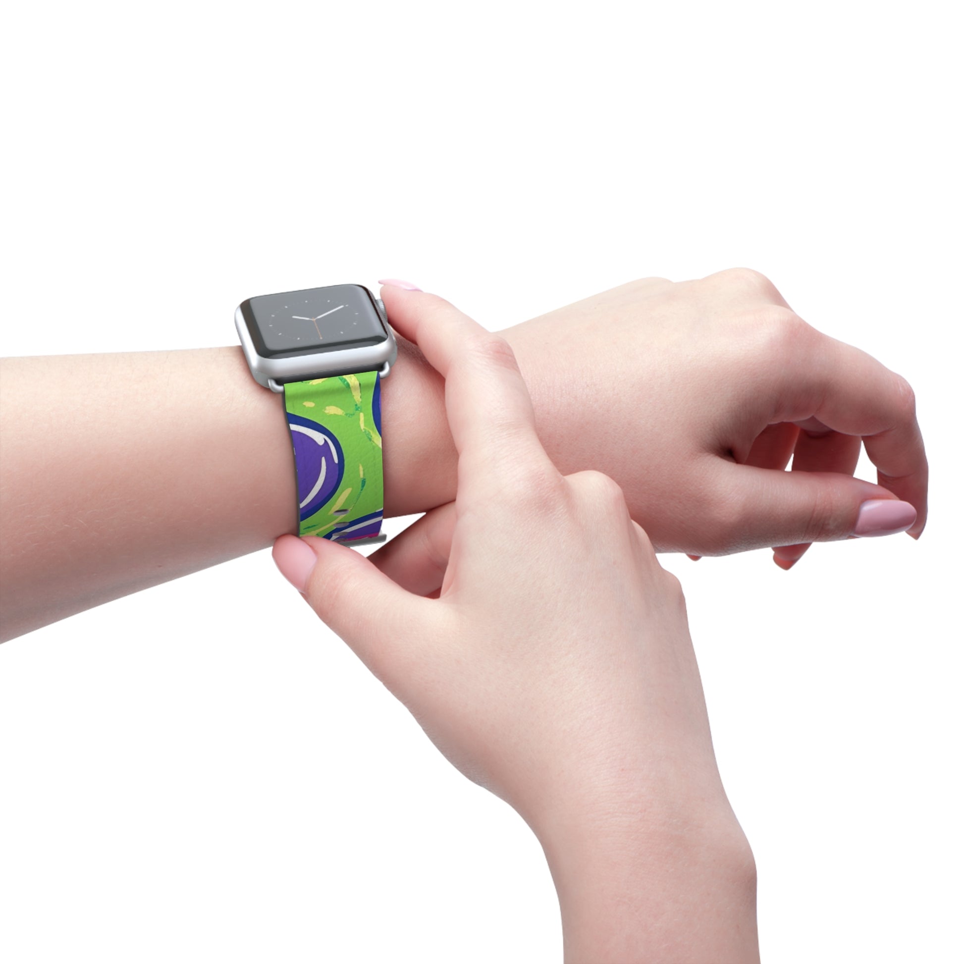 90s Trippy Slime Watch Band, Artsulli - Art is Long, Life is Short, Accessories, , , , , , , 