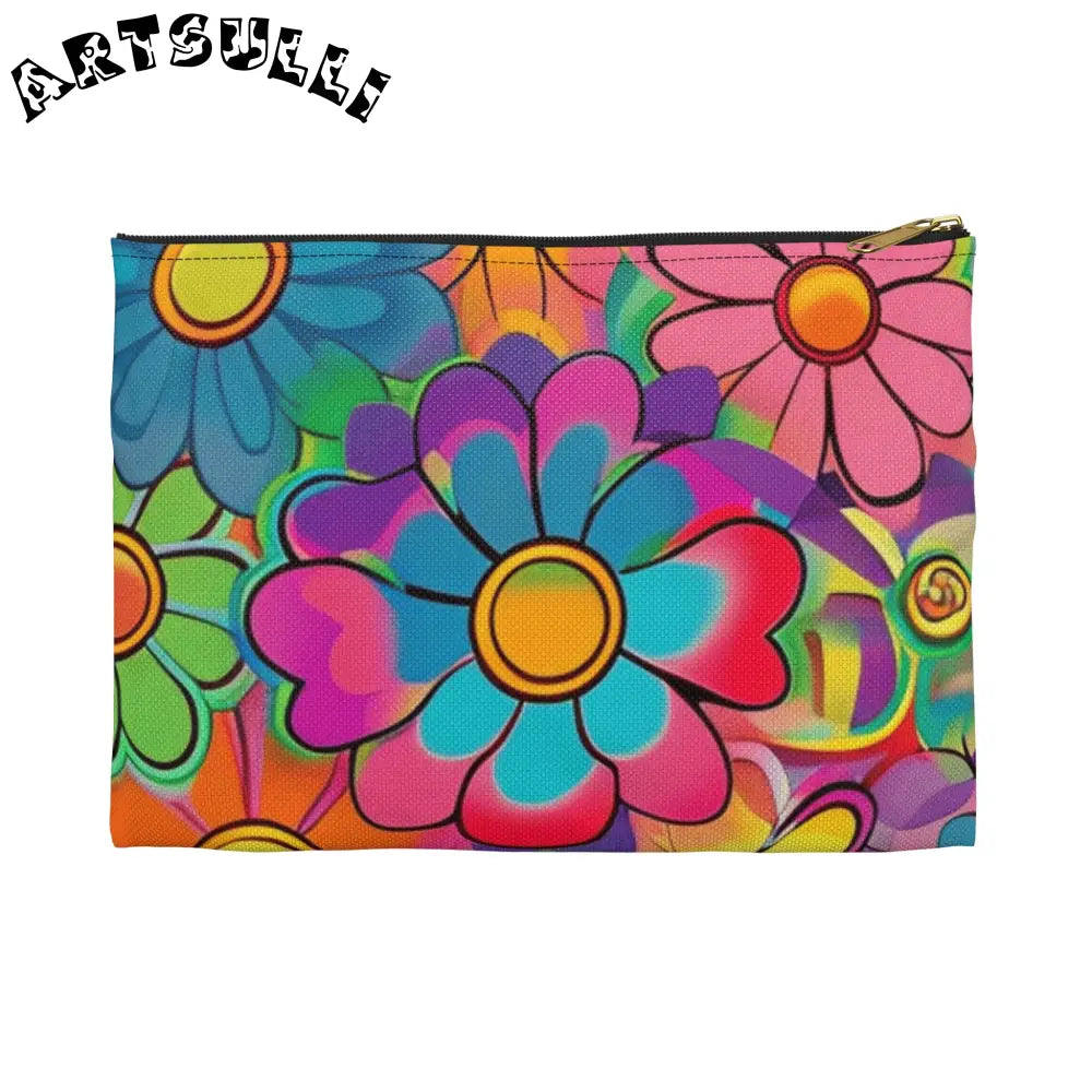 JAKKOUTTHEBXX Chromatic Daisy Dream Accessory Pouch JAKKOUTTHEBXX