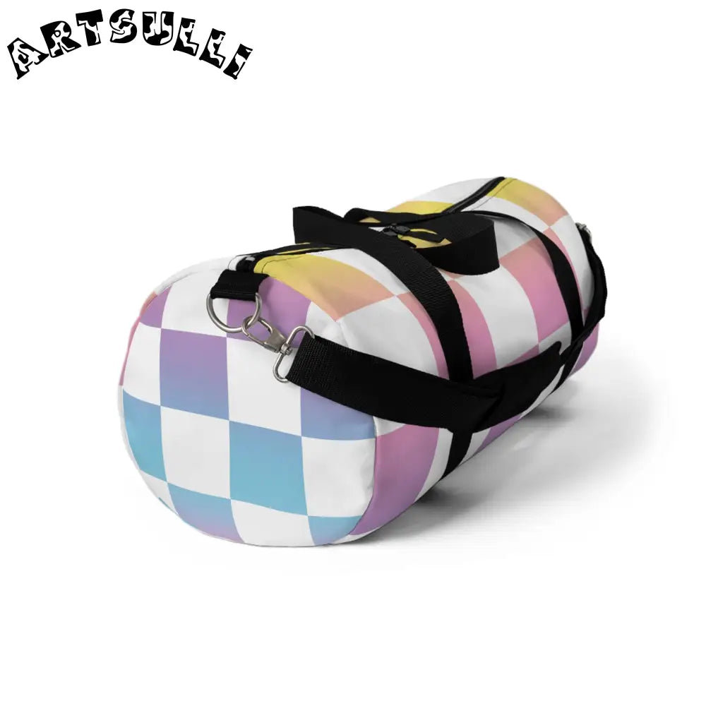 JAKKOUTTHEBXX Vaporwave Check II Duffel Bag JAKKOUTTHEBXX Artsulli