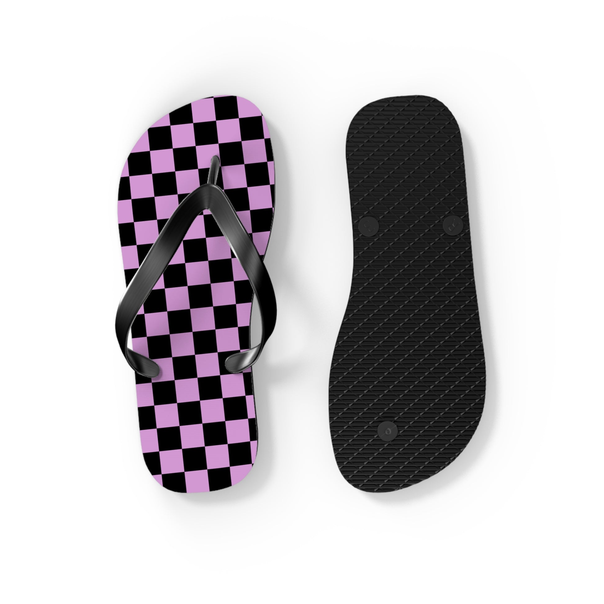 Pixel Punk Vision Flip Flops, Artsulli - Art is Long, Life is Short, Shoes, , , , , , , 