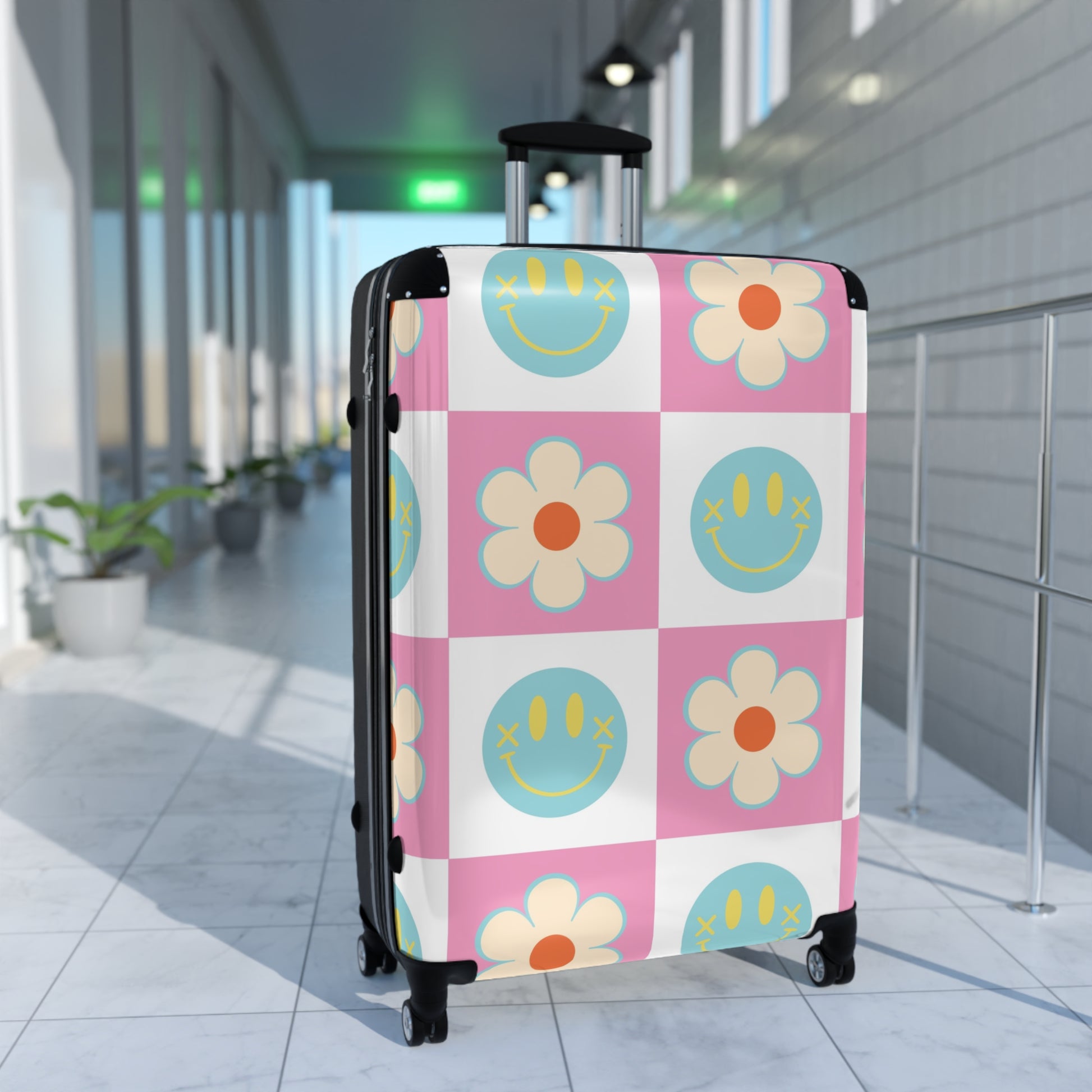 Madotsukis Grin Bloom Suitcase, Artsulli - Art is Long, Life is Short, Bags, , , , , , , 