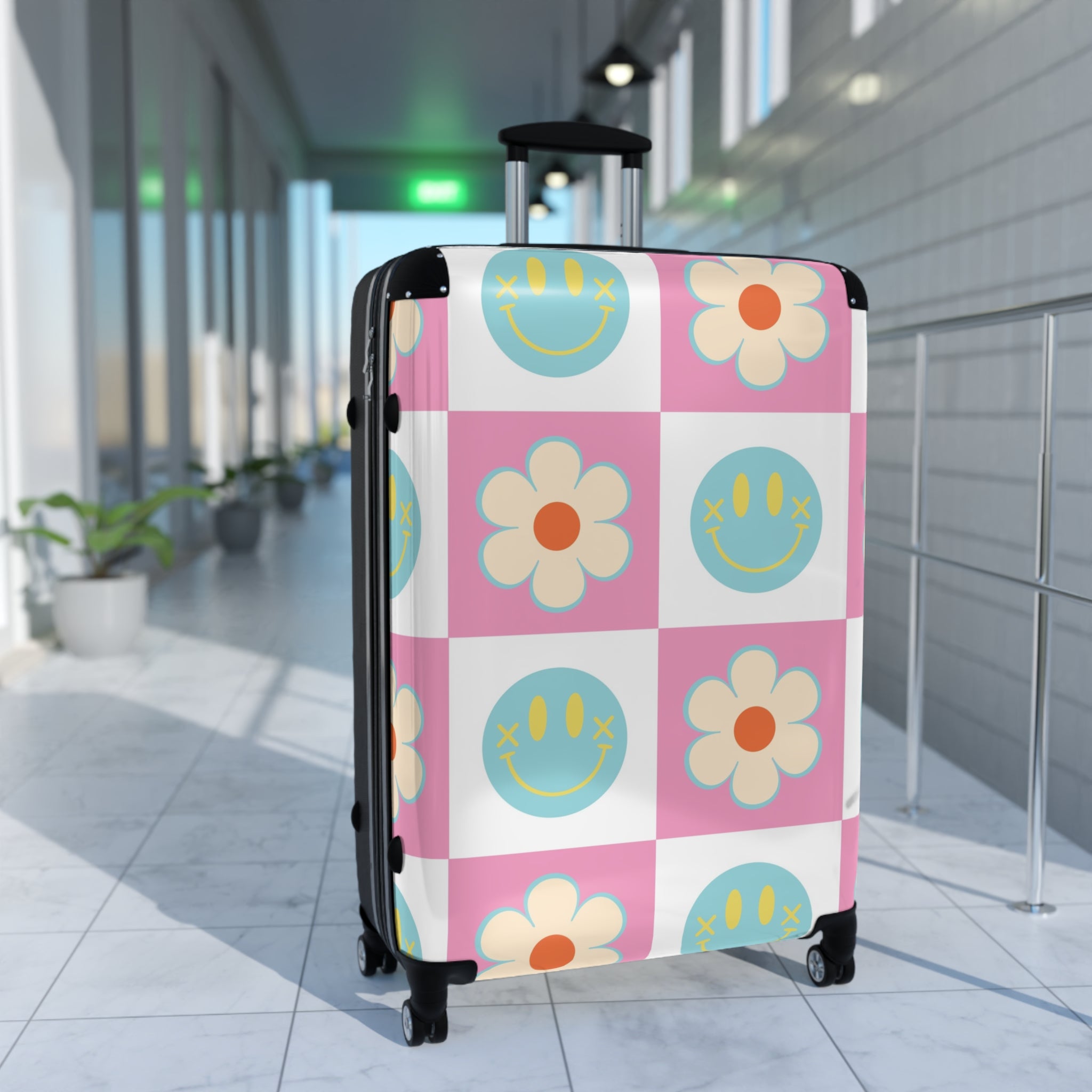 Madotsukis Grin Bloom Suitcase, Artsulli - Art is Long, Life is Short, Bags, , , , , , , 