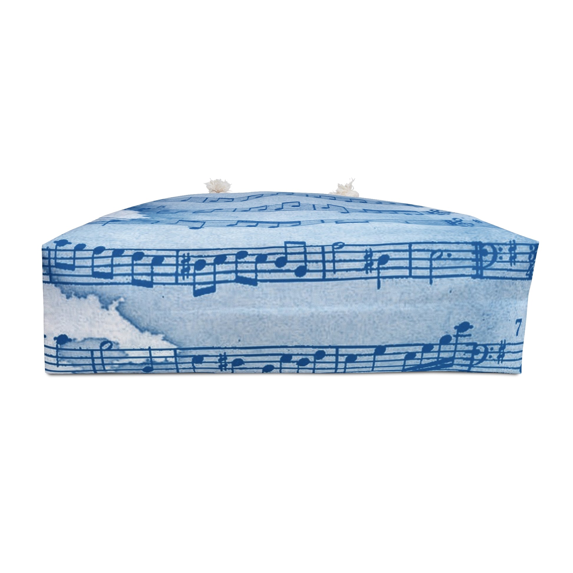 Drip Spill Type Beat Sheet Music Blue Weekender Bag, Artsulli - Art is Long, Life is Short, Bags, , , , , , , 