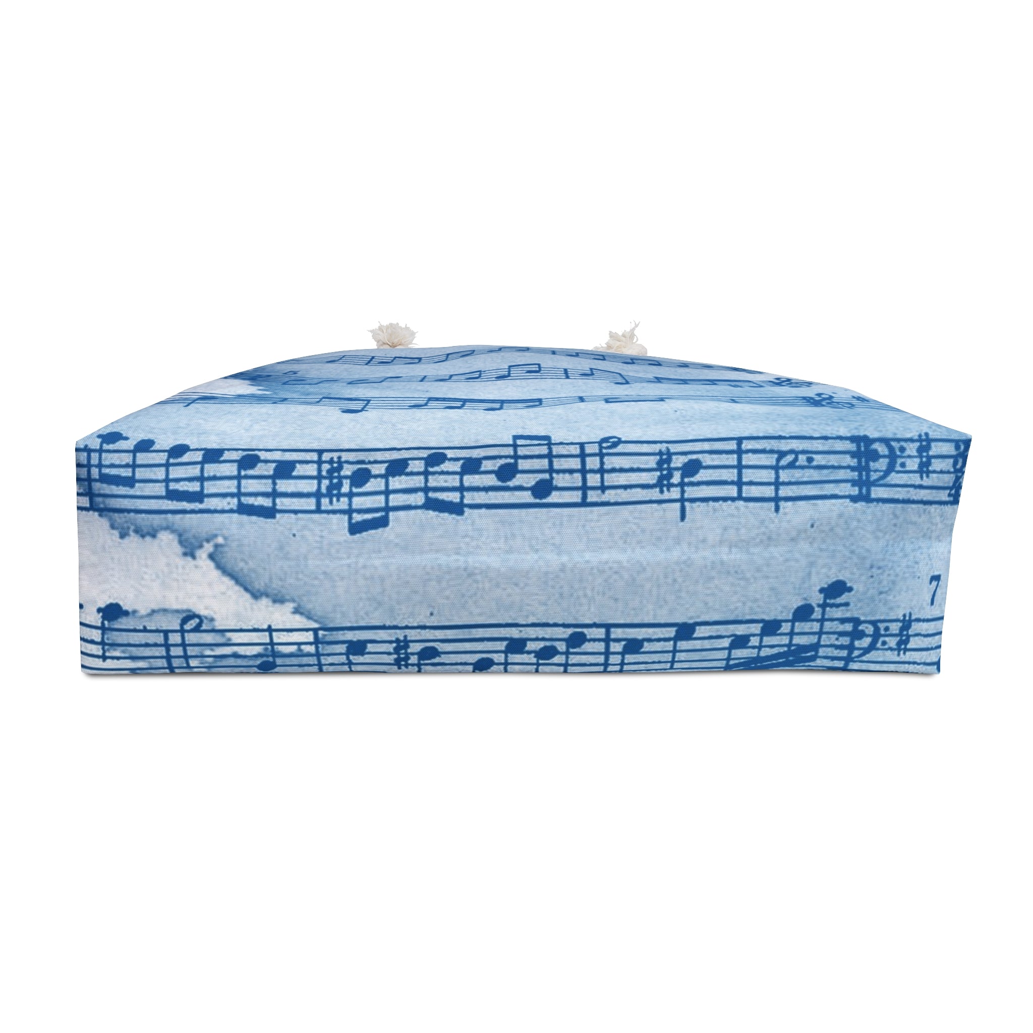 Drip Spill Type Beat Sheet Music Blue Weekender Bag, Artsulli - Art is Long, Life is Short, Bags, , , , , , , 