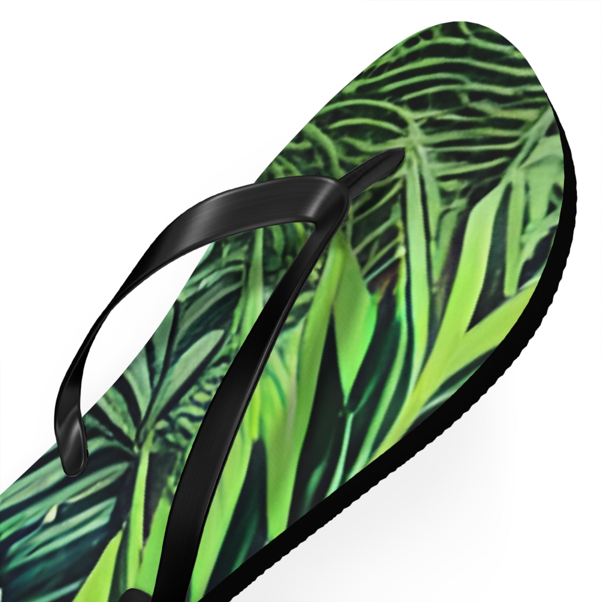Jungle Zebra Art Flip Flops, Artsulli - Art is Long, Life is Short, Shoes, , , , , , , 