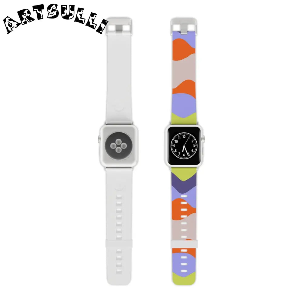 JAKKOUTTHEBXX Waves Red and Blue Watch Band for Apple Watch