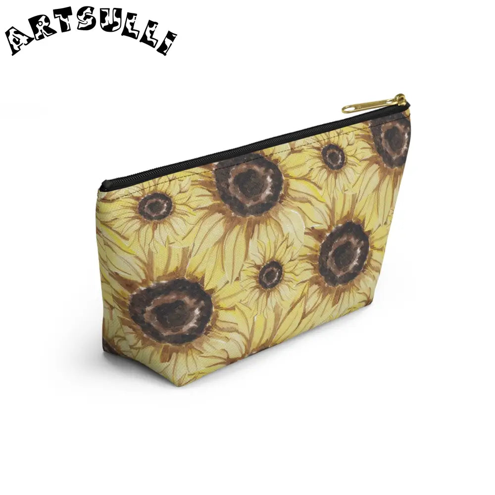 JAKKOUTTHEBXX Retro Anime Sunflower Accessory Pouch w T-bottom