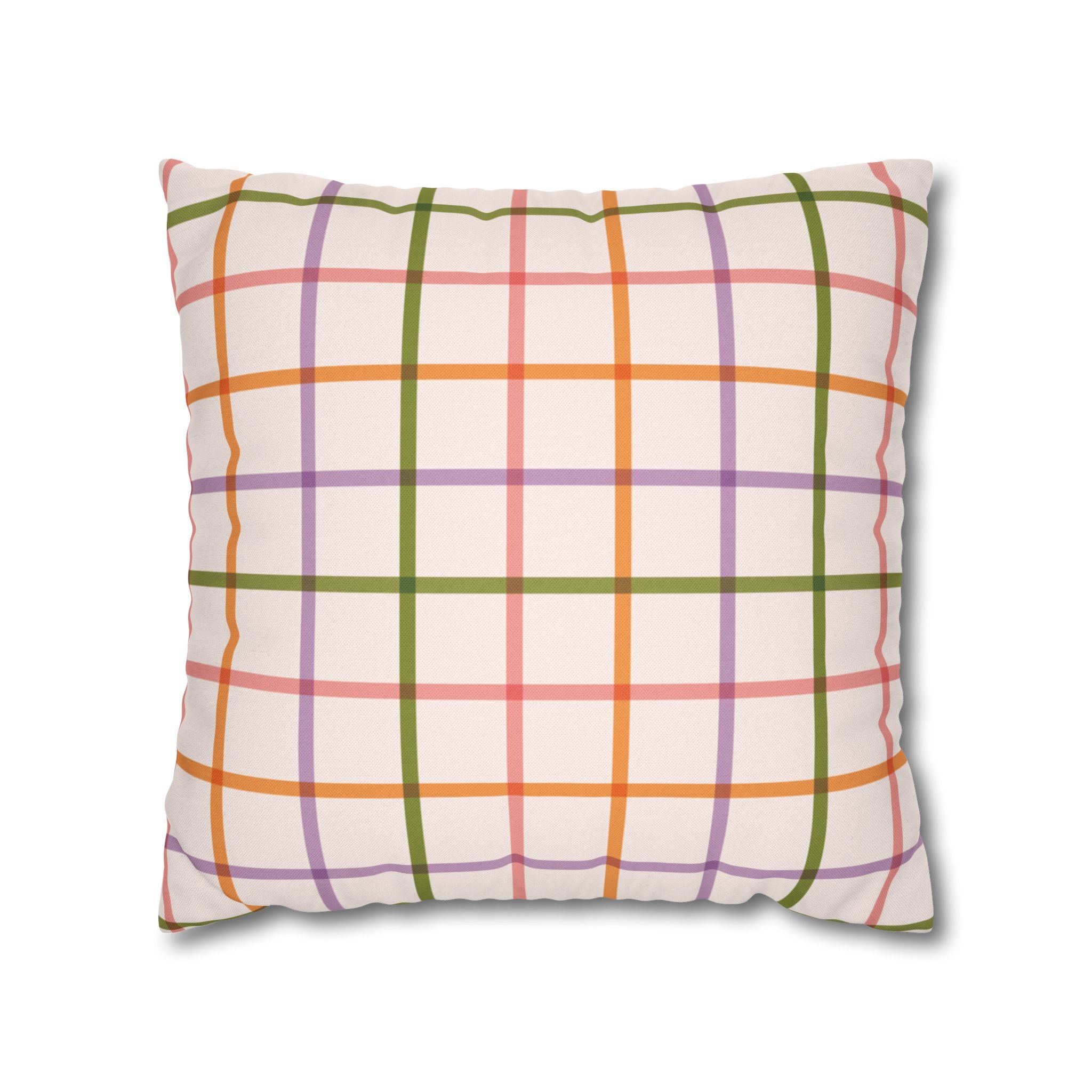 Spun Polyester Square Pillowcase, Artsulli - Art is Long, Life is Short, Home Decor, Size, 18" × 18", , , , , 11504650595018345006