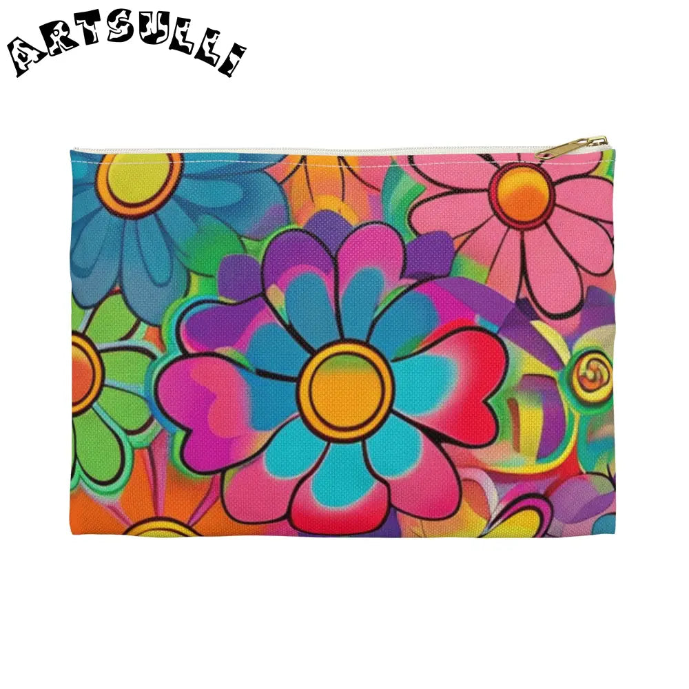 JAKKOUTTHEBXX Chromatic Daisy Dream Accessory Pouch JAKKOUTTHEBXX