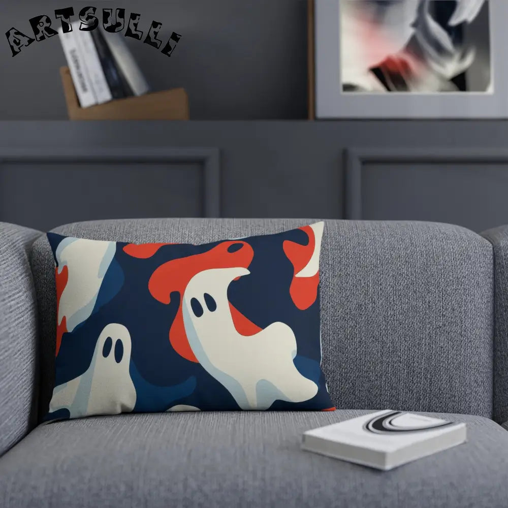 JAKKOUTTHEBXX Camo Ghosts Cushion JAKKOUTTHEBXX Artsulli - Art