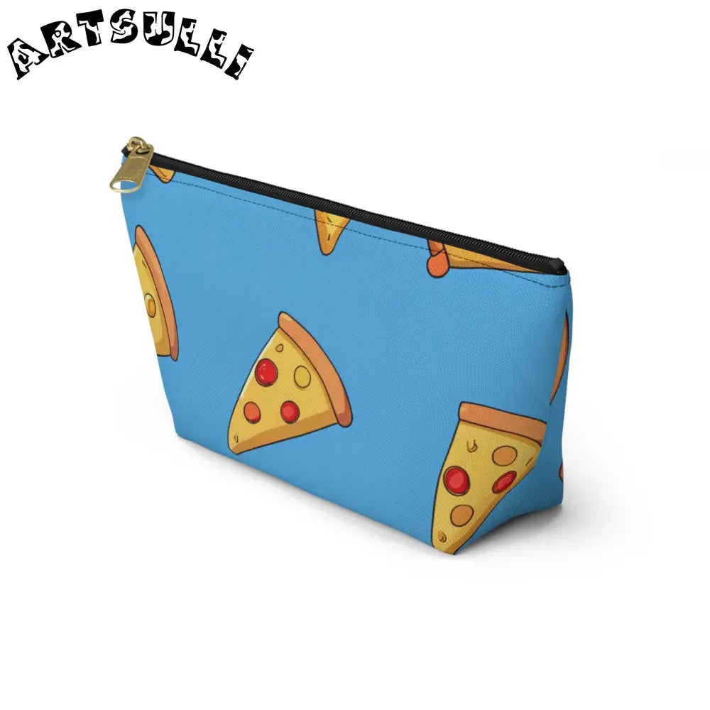 JAKKOUTTHEBXX Blue Pizza Dreamscape Accessory Pouch w T-bottom