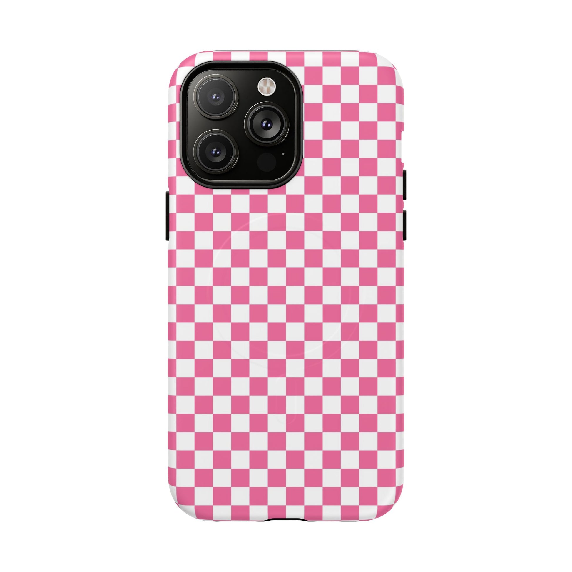 Yuyushiki Pink Check Tough Magnetic Cases, Artsulli - Art is Long, Life is Short, Phone Case, Size, iPhone 14 Pro Max, Surface, Matte, , , 31317715691078077799