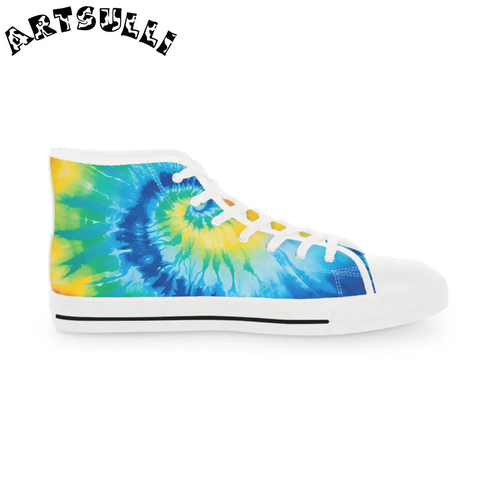 JAKKOUTTHEBXX Tie-Dye High Top Canvas Sneakers 2025