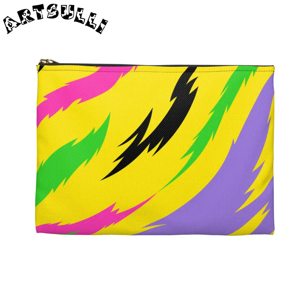 JAKKOUTTHEBXX Electric Tiger Fur Flat Pouch 2025