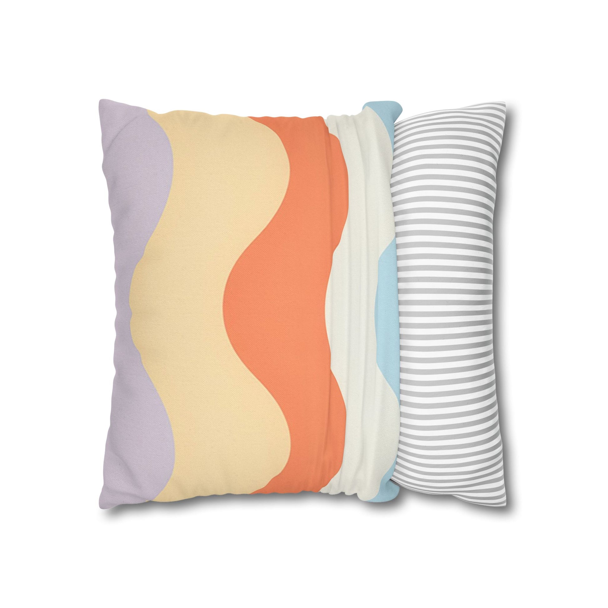Spun Polyester Square Pillowcase, Artsulli - Art is Long, Life is Short, Home Decor, , , , , , , 