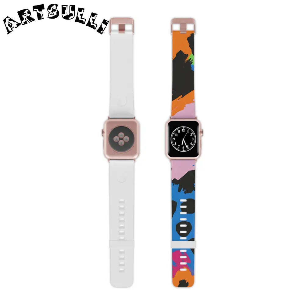 JAKKOUTTHEBXX Wild Brush Strokes x Animal Print Multi-Color Watch