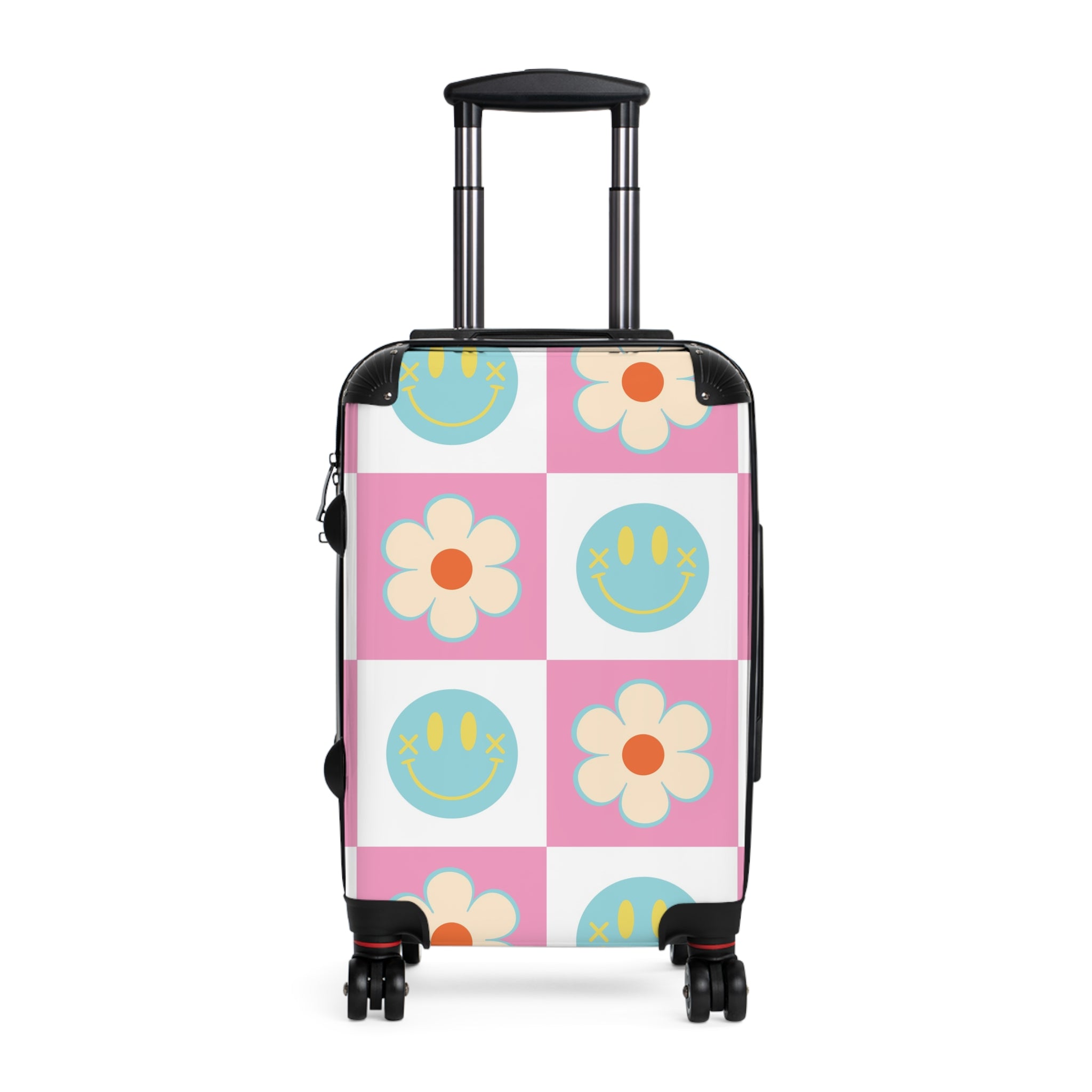 Madotsukis Grin Bloom Suitcase, Artsulli - Art is Long, Life is Short, Bags, Size, Small, Color, Black, , , 29876199190189509420