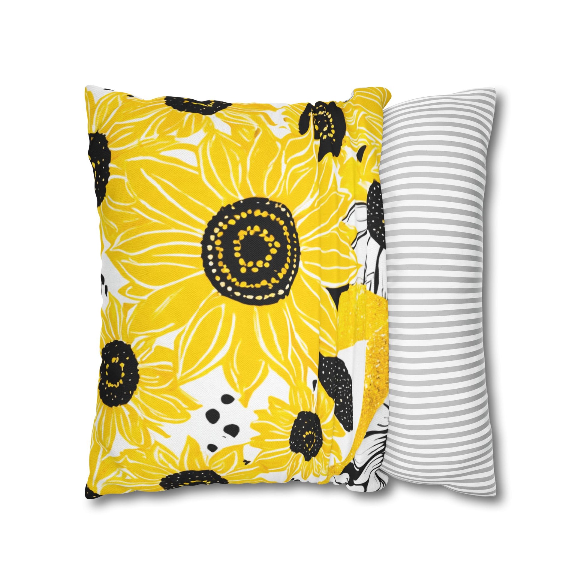 Spun Polyester Square Pillowcase, Artsulli - Art is Long, Life is Short, Home Decor, , , , , , , 