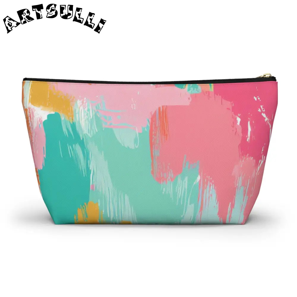JAKKOUTTHEBXX Preppy Pixel Bloom Accessory Pouch w T-bottom