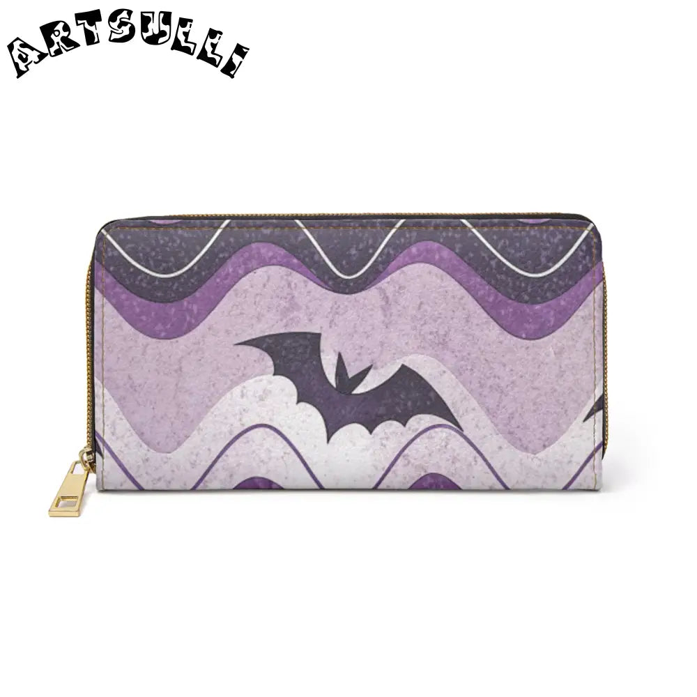 JAKKOUTTHEBXX Bat Wave Zipper Wallet JAKKOUTTHEBXX Artsulli - Art