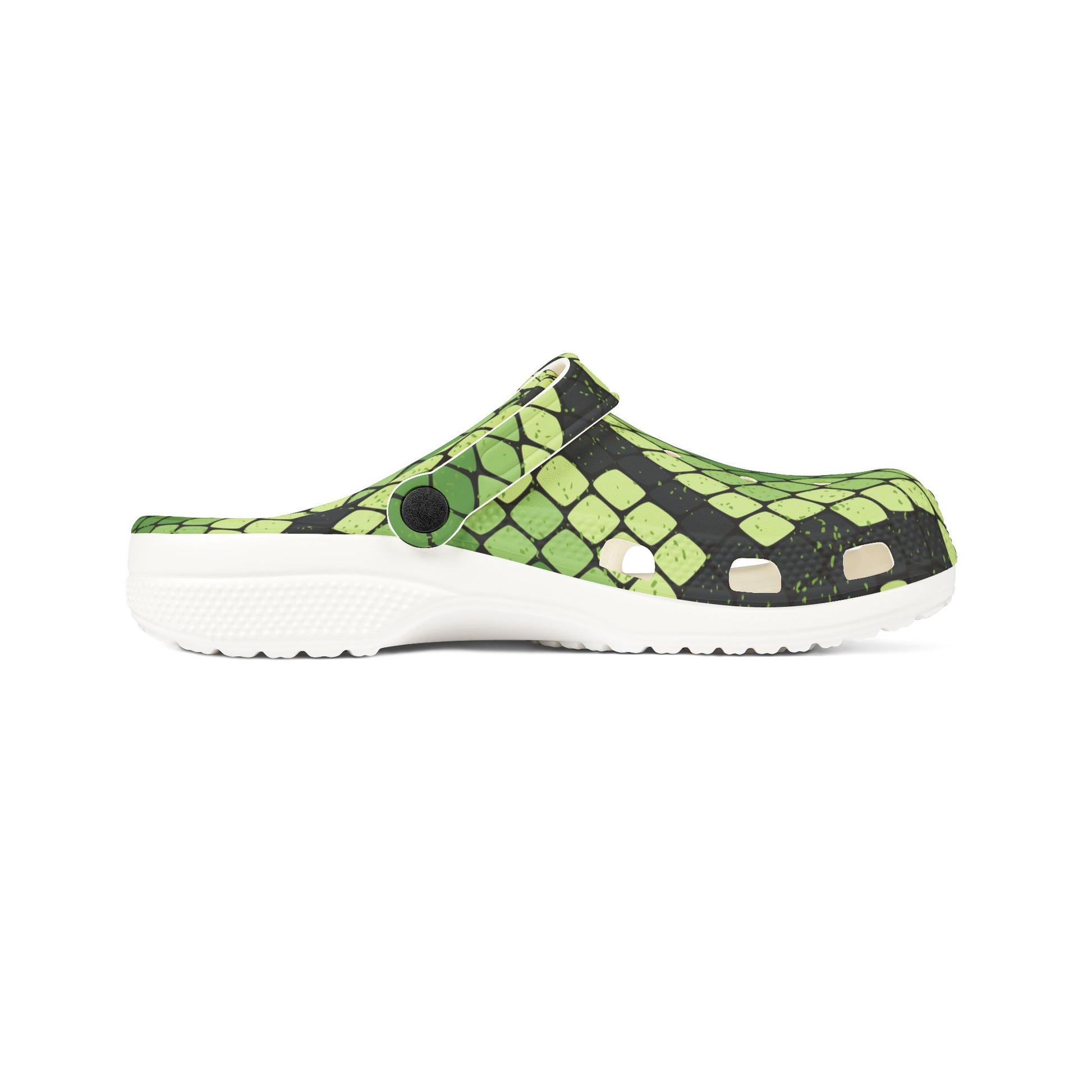 Snake Skin EVA Foam Rubber Shoes (AOP), Artsulli - Art is Long, Life is Short, Shoes, , , , , , , 