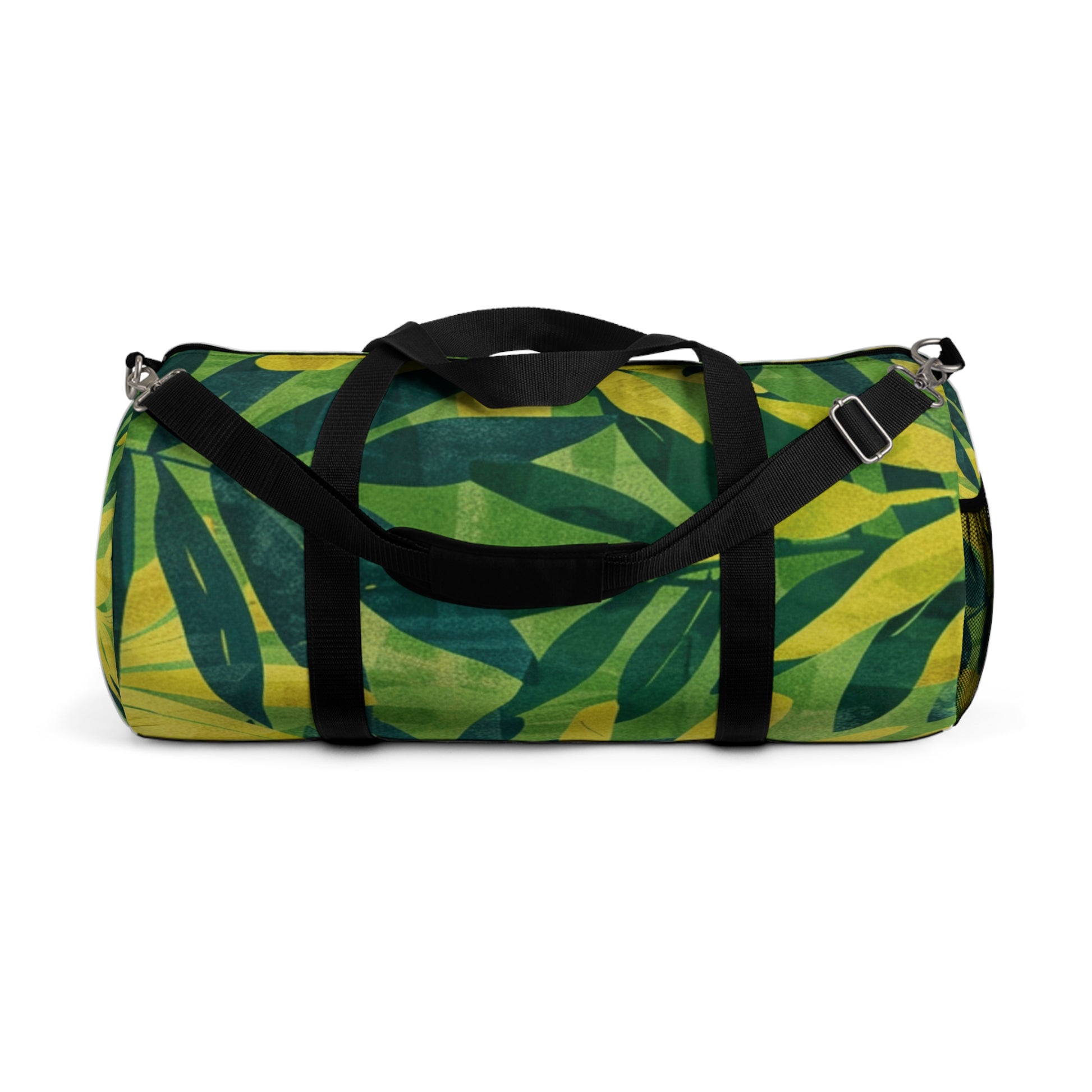 Green Leaf x Yellow Leaf x Tropical x Jungle Duffel Bag, Artsulli - Art is Long, Life is Short, Bags, Size, Large, , , , , 19885194897904821739