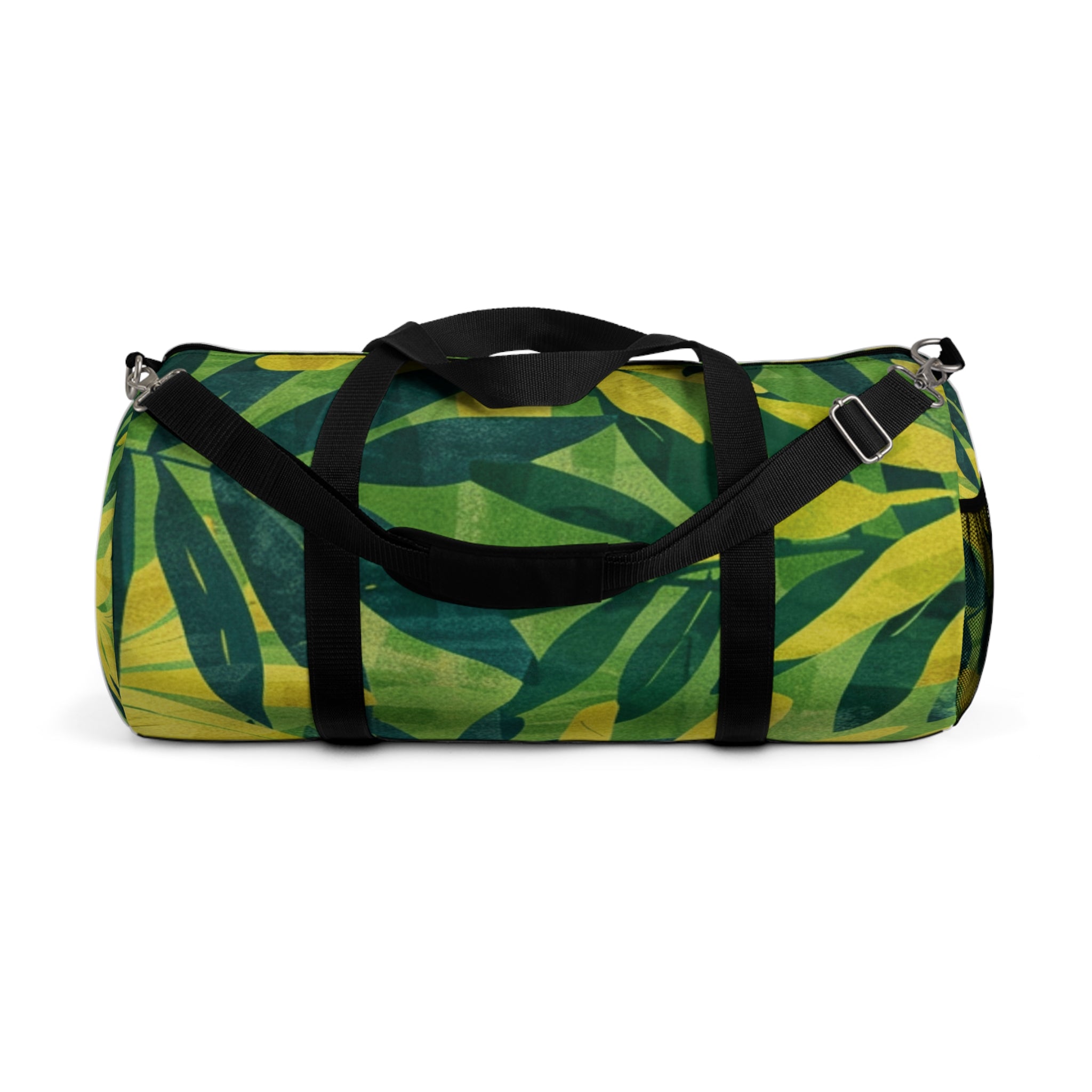 Green Leaf x Yellow Leaf x Tropical x Jungle Duffel Bag, Artsulli - Art is Long, Life is Short, Bags, Size, Large, , , , , 19885194897904821739